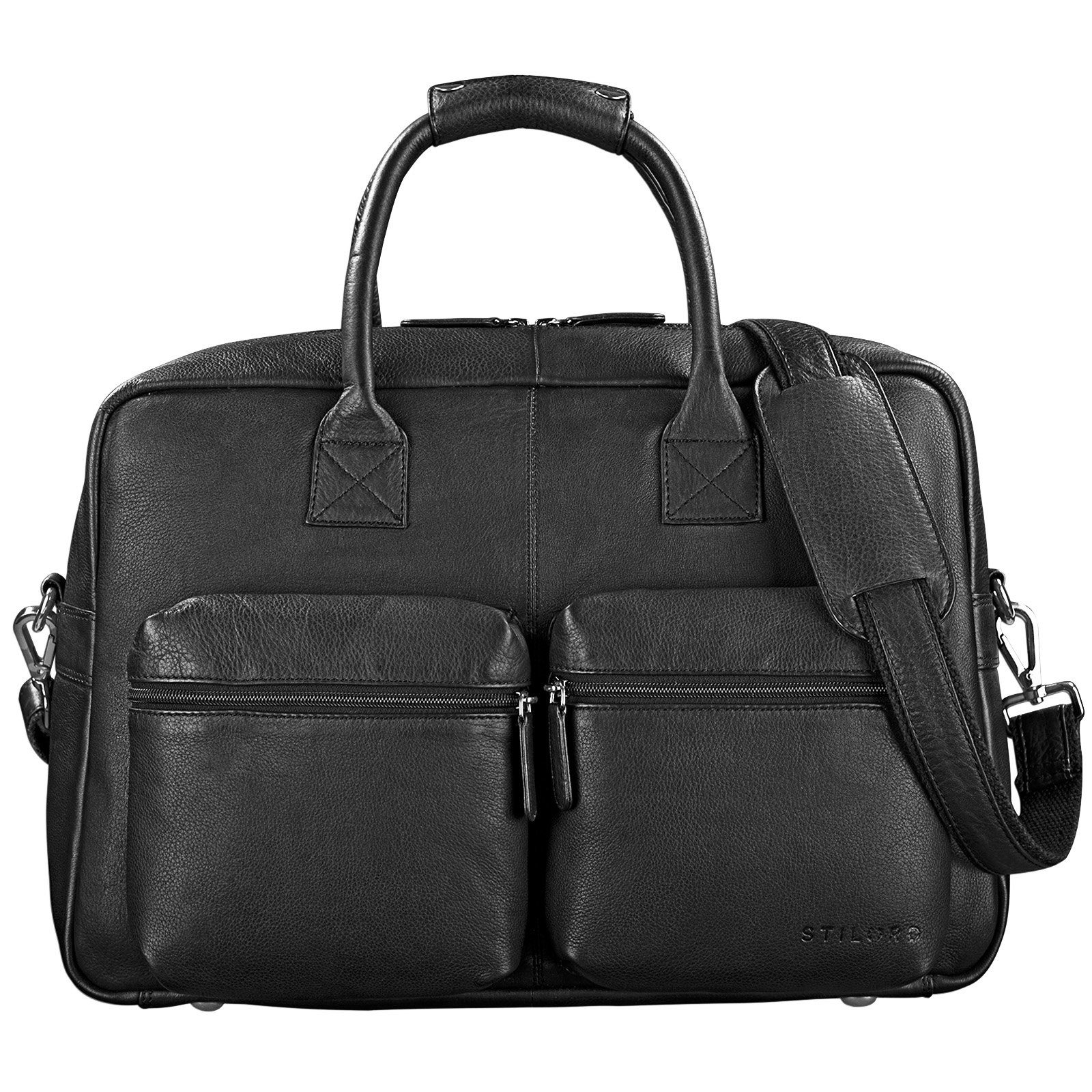 Laptoptasche "Ben" Vintage Ledertasche Herren groß