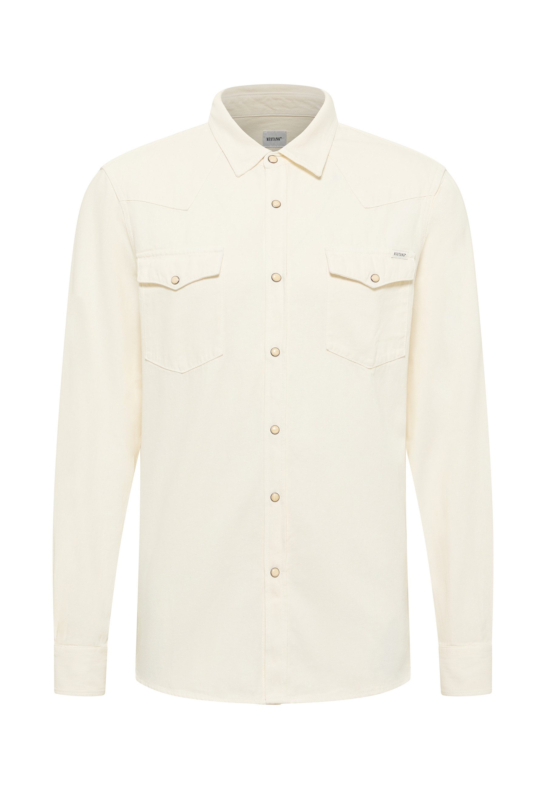 MUSTANG Langarmhemd Herren Style Duver