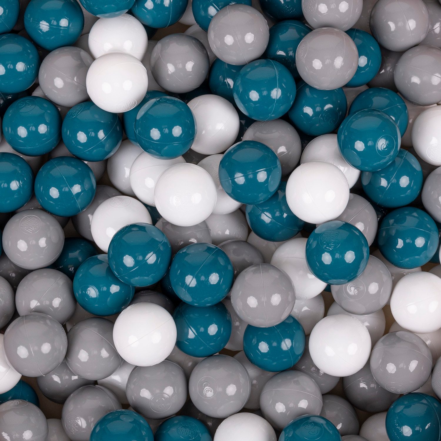 KiddyMoon Bällebad-Bälle ZK7 (Baby Plastikbälle Spielbälle, 700-St), Made in Europe