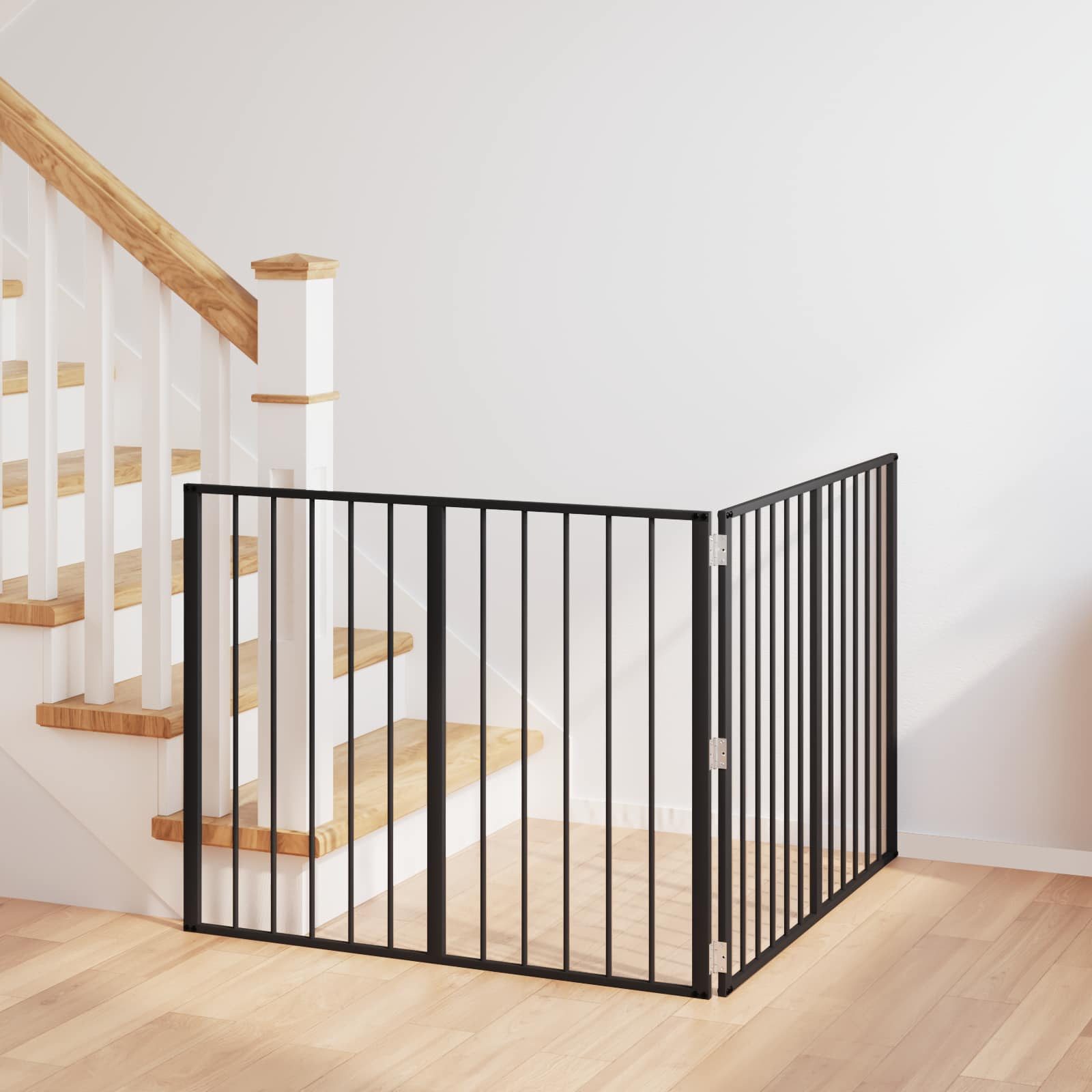 vidaXL Hundezwinger 100 x 80 cm Hunde Absperrgitter Faltbar 2er Set Schwarz 100x80 cm Verz