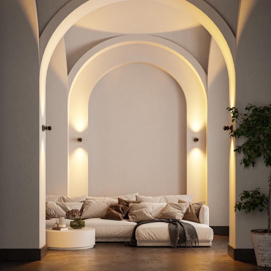 Neona LED Wandleuchte PONTOS Schwarz Chrom, günstig online kaufen