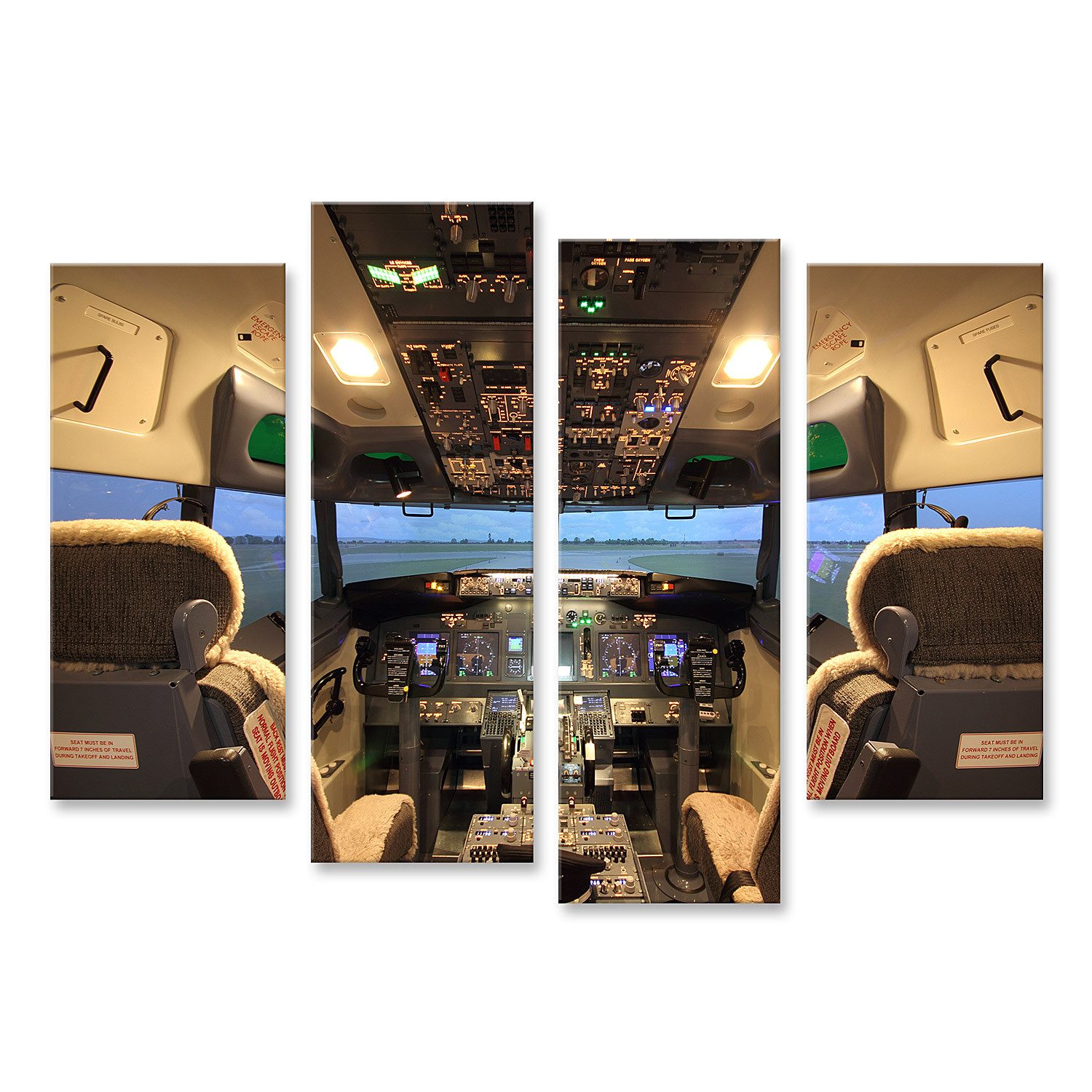 Leinwandbild Cockpit Bilder