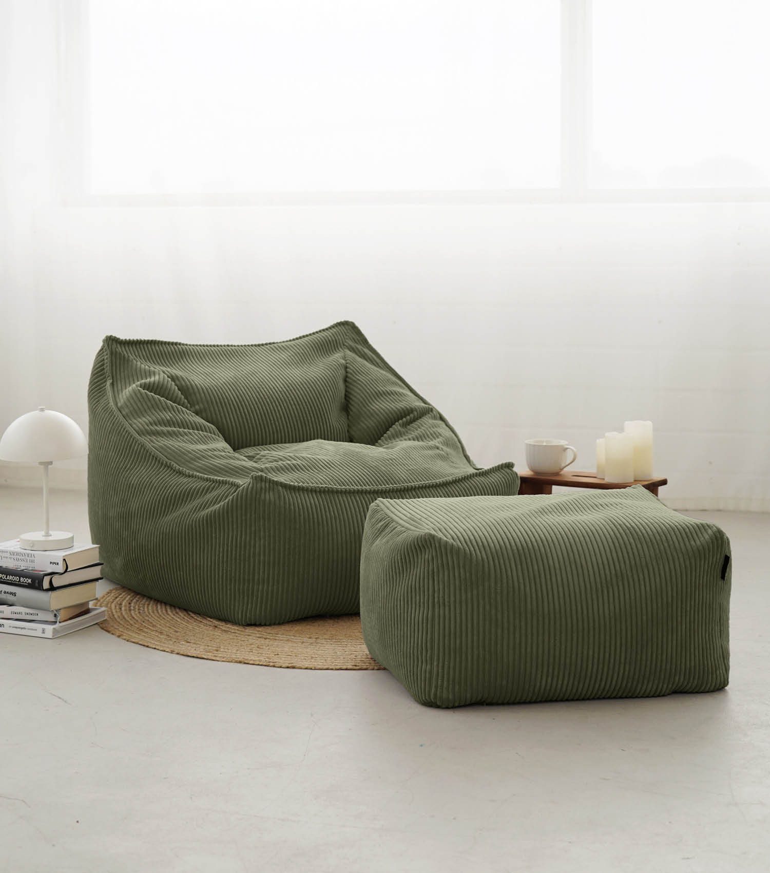 mokebo Sitzsack Der Lümmel (aus Cordstoff), gemütlicher Cordsessel mit Hock günstig online kaufen