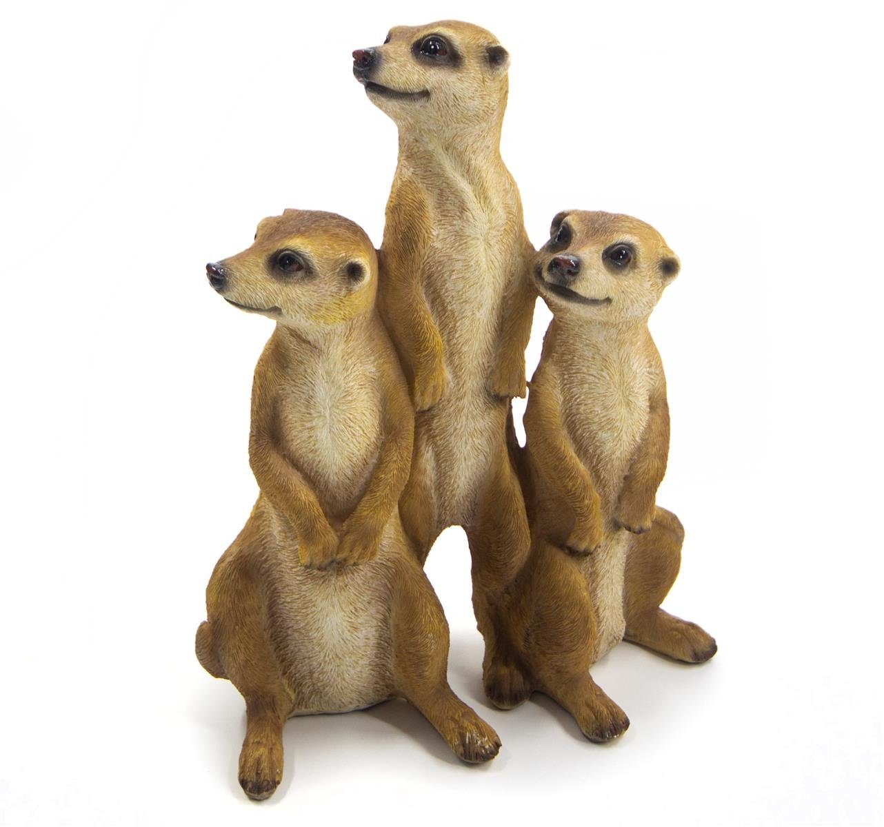 Bambelaa! Gartenfigur Erdmännchen Familie Gartendeko Figuren günstig online kaufen