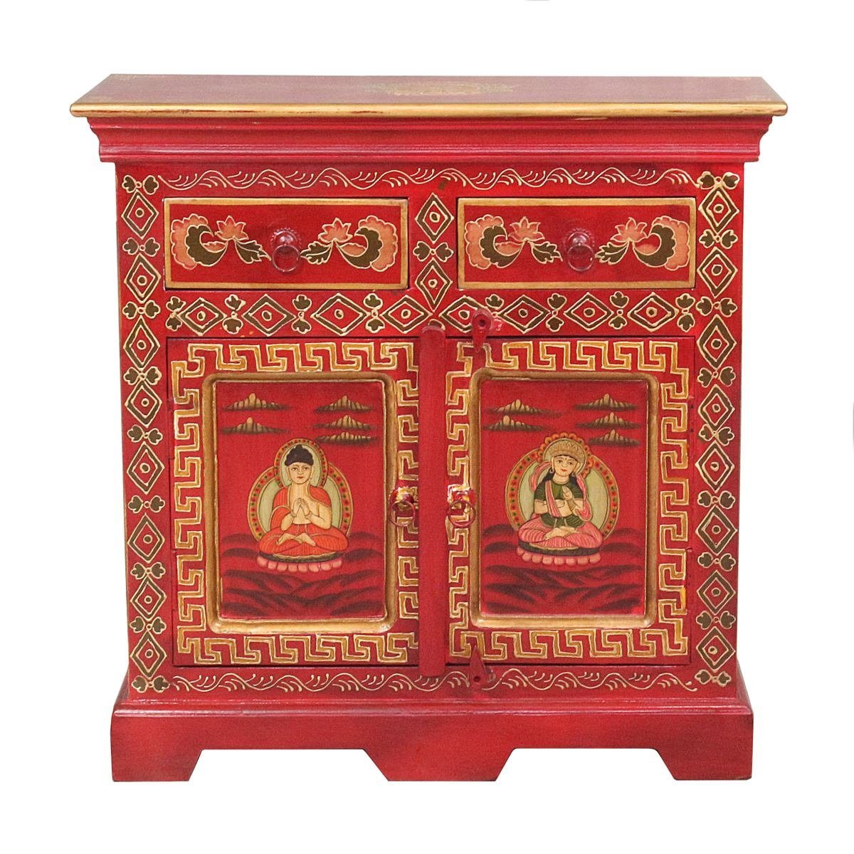 Oriental Galerie Mehrzweckschrank Tibet Wandschrank Jinpa günstig online kaufen