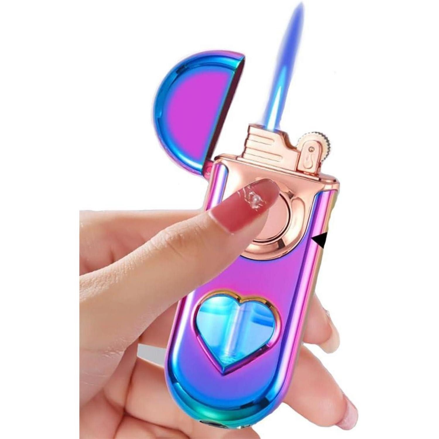 lliang Feuerzeug Feuerzeugbenzin Lighter Windproof Flameless Feuerzeug Farbe