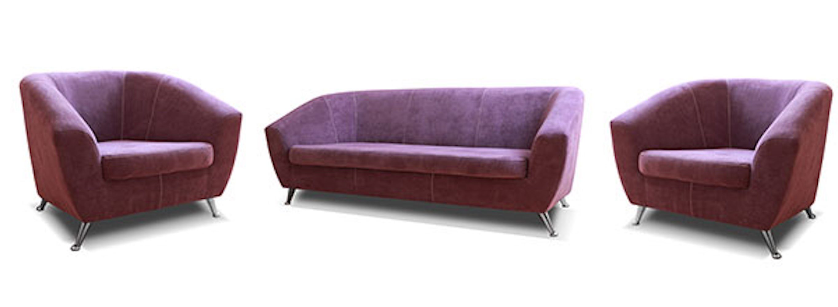 Feldmann-Wohnen Polstergarnitur Lira, Farbe wählbar und (Avra 3-teilig aus 11) Sessel bestehend mint Sofa 2