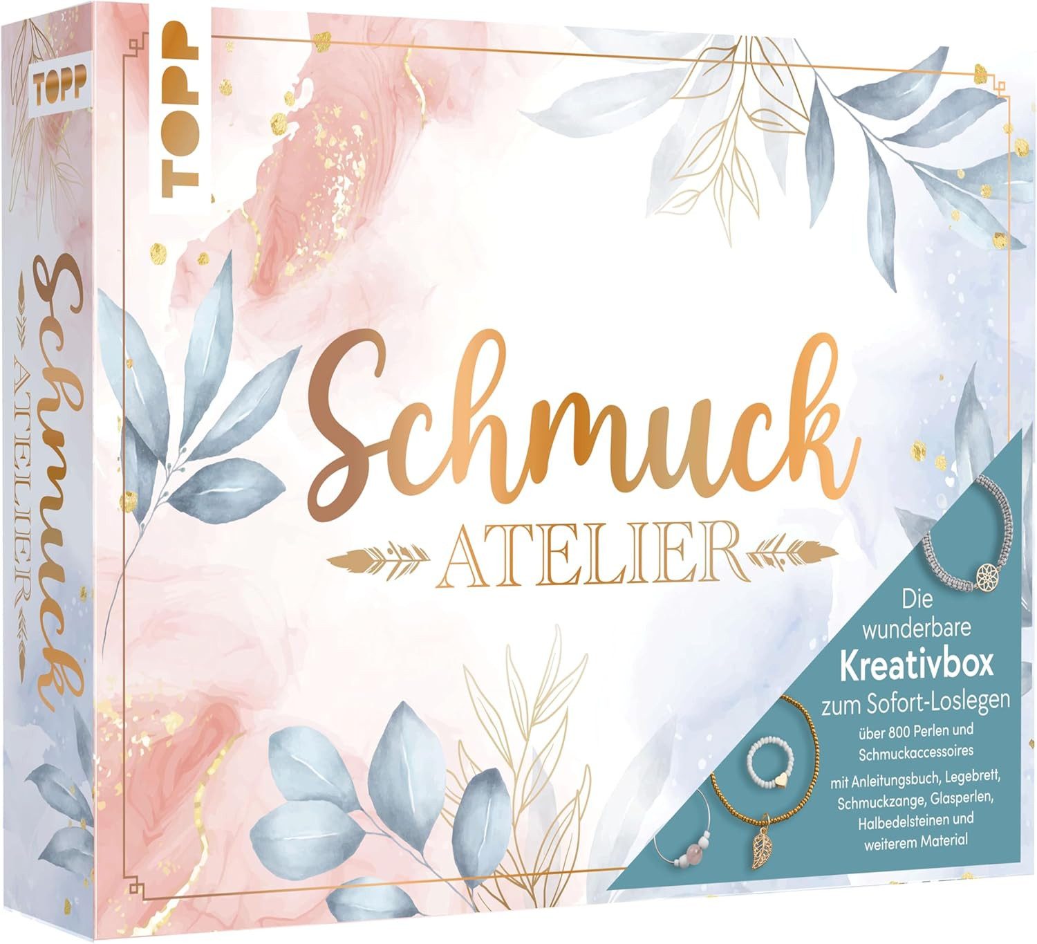 frechverlag Spiel TOPP Schmuck Atelier – Armbänder mit Halbedelsteinen selbst gestalten