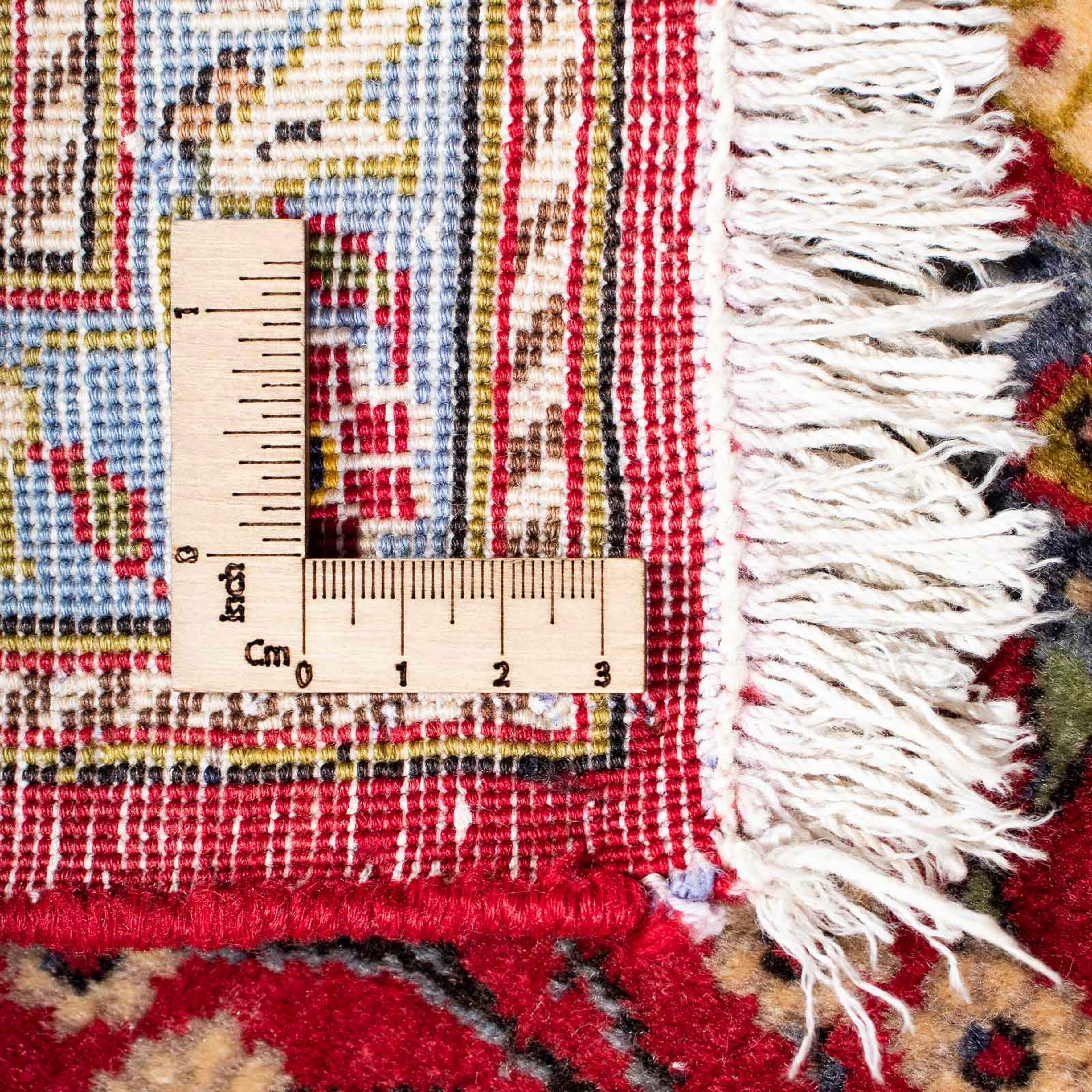 Orientteppich Perser - Keshan Zertifikat Höhe: 160 x - Handgeknüpft, mit 237 rot, - Wohnzimmer, morgenland, cm Einzelstück rechteckig, 10 mm