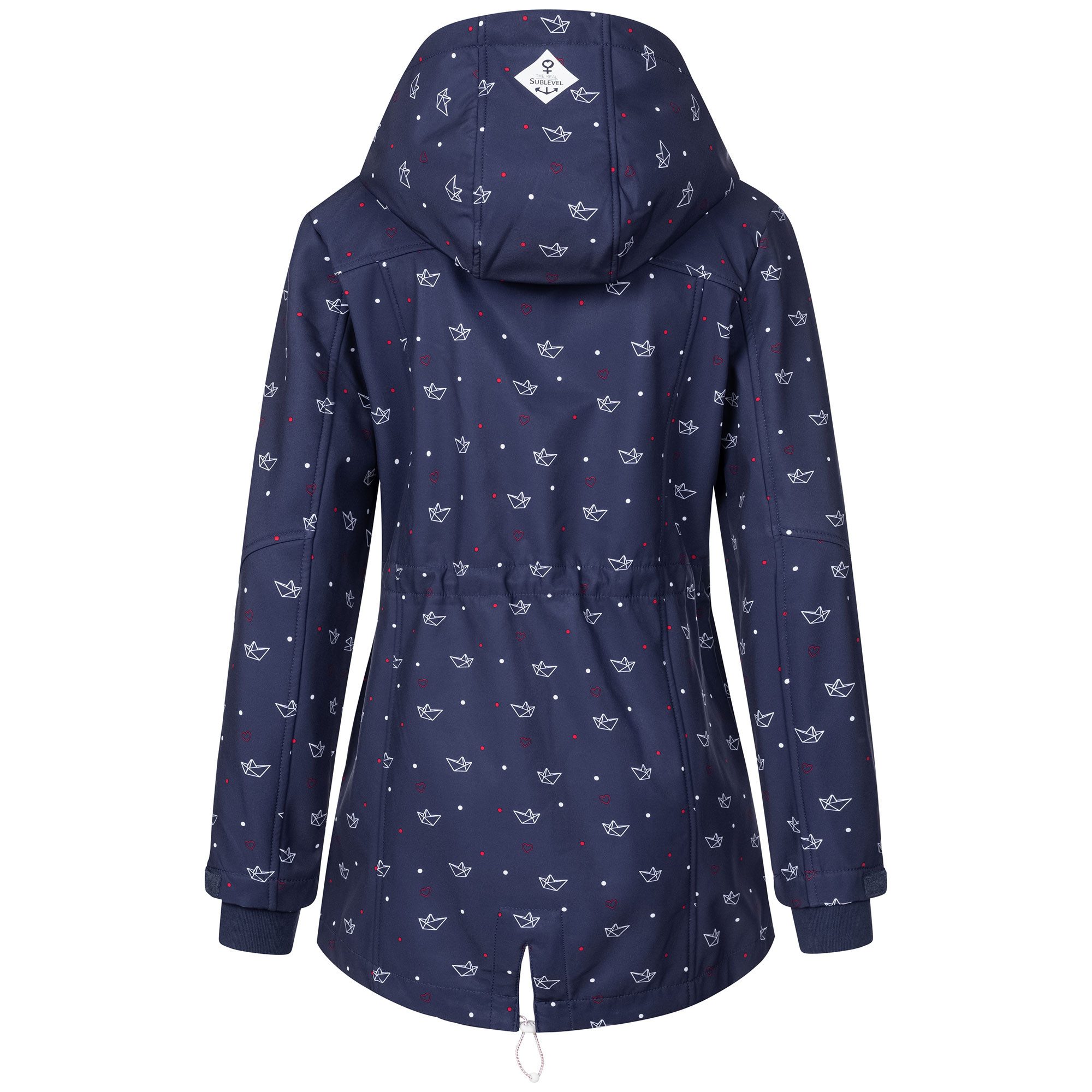 SUBLEVEL Softshelljacke Damen Jacke Übergangs Frühling Herbst Outdoor Regen günstig online kaufen