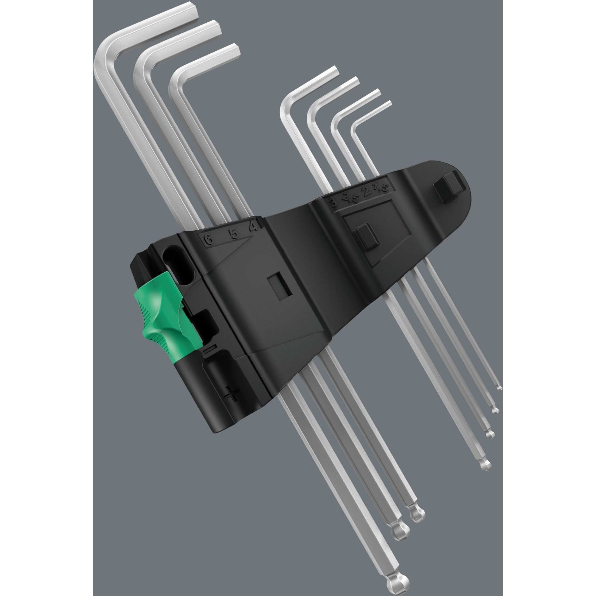 Wera Innensechskantschlüssel Wera Winkelschlüsselsatz 950 PKS/9 SM N