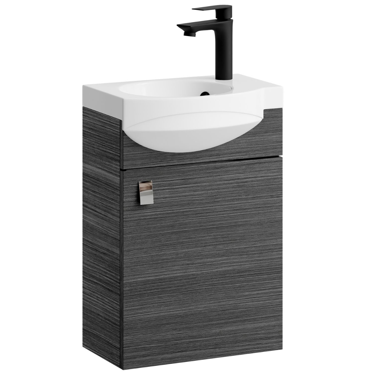 Planetmöbel Waschtisch Waschtischunterschrank 40cm Anthrazit günstig online kaufen