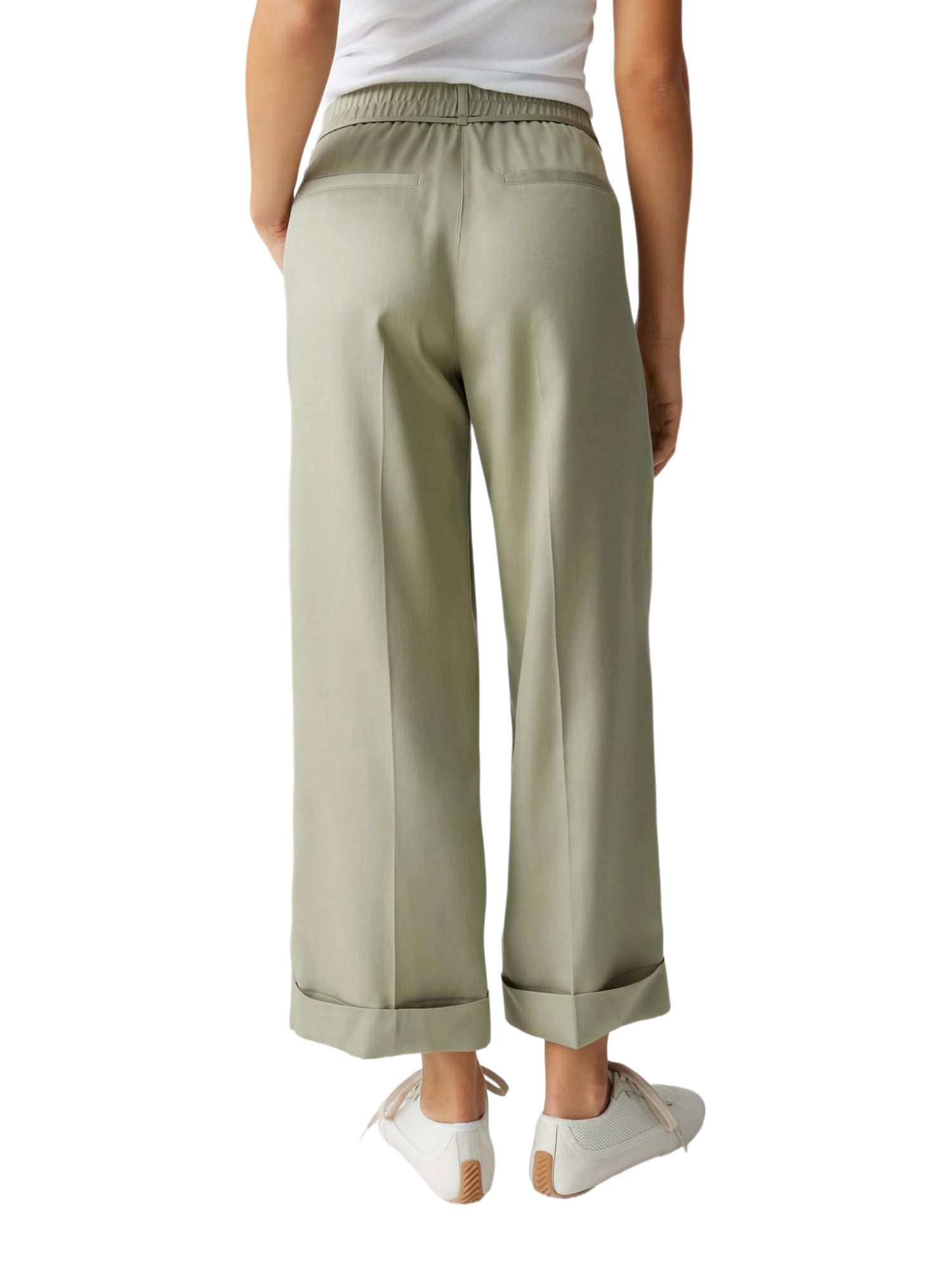 OPUS Stoffhose natur,Casual,Polyester,Unifarben,Relaxed Fit,Mittel