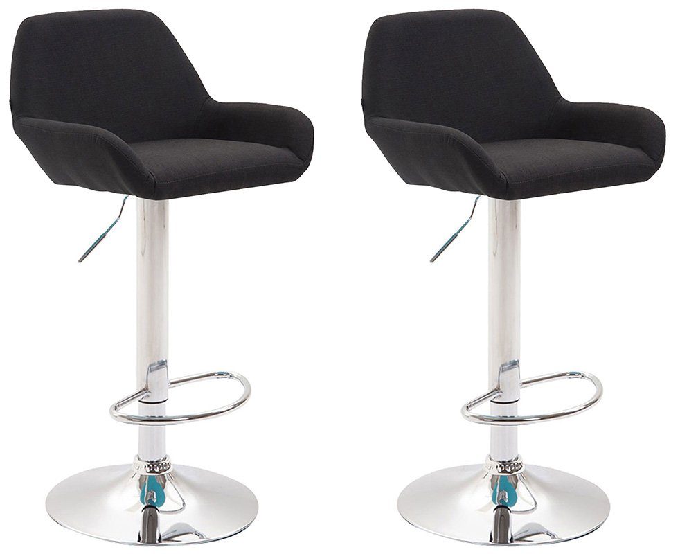 CLP Barhocker Braga Stoff (2er Set, günstig online kaufen