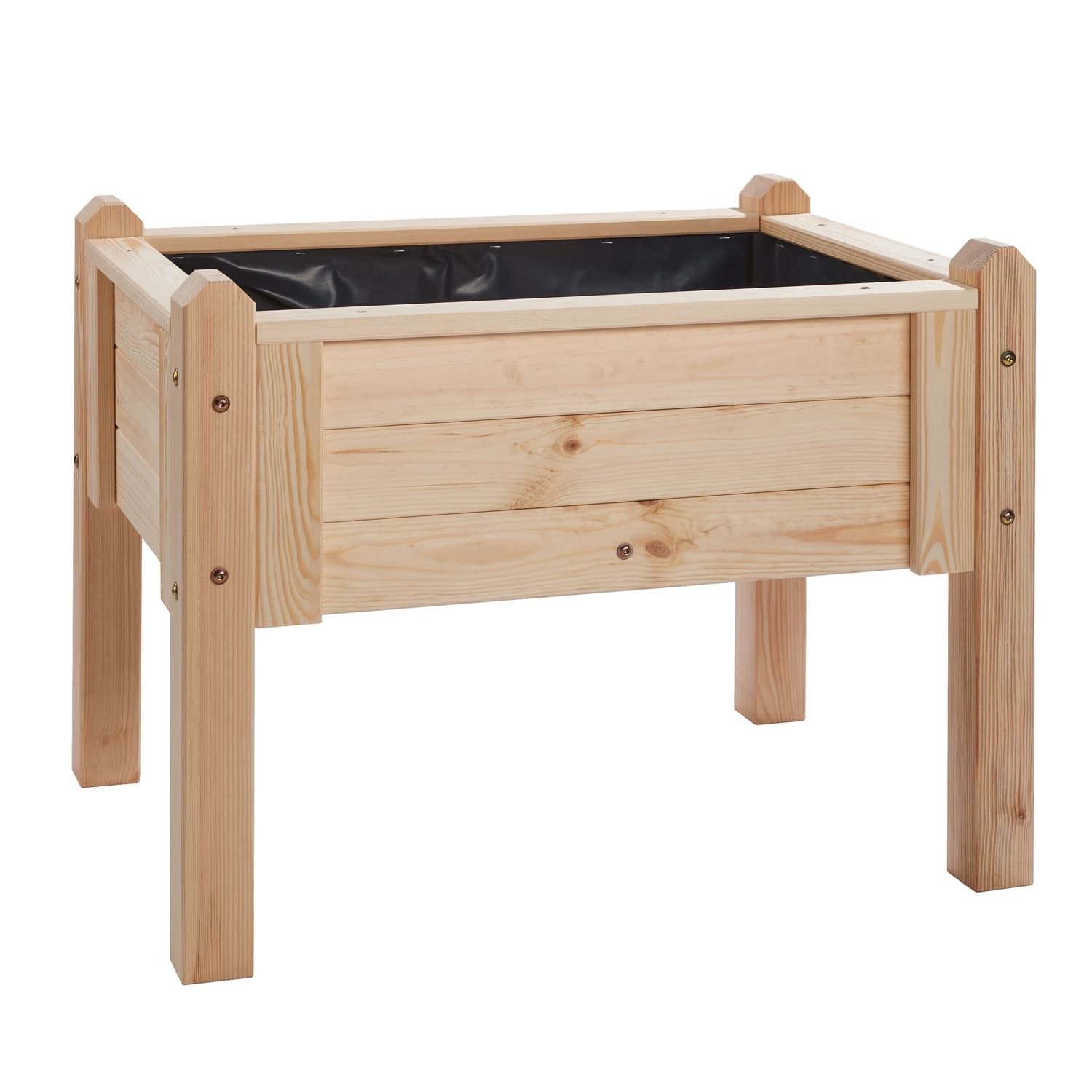 Wilk Kräuterbeet für Kinder "Sophia" (Kiefernholz, Kinderkräuterbeet), Verwendbar als Steh-Sandkasten