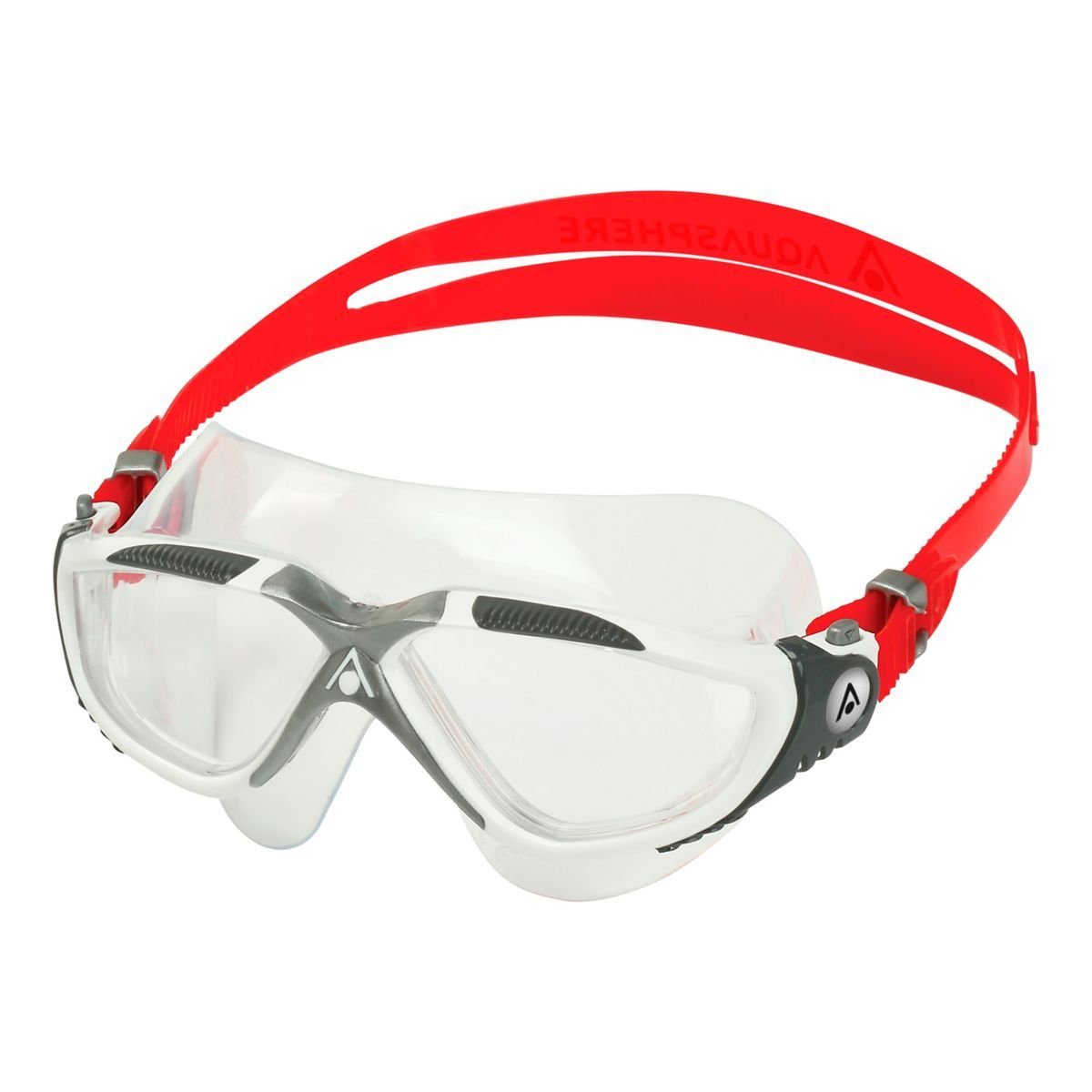 Schwimmaske weiß/grau Aquasphere Schwimmbrille Vista