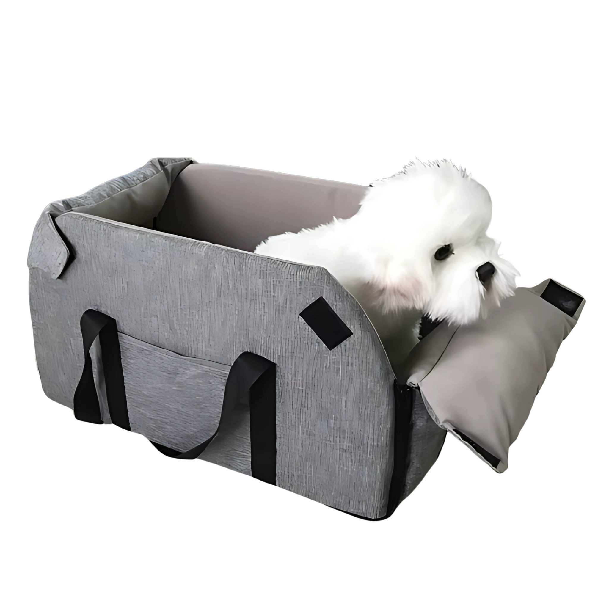 HS.SUPPLY Tiertransporttasche Hundetasche, Tiertasche, Hundebox, Mit Anti-Rutsch Bodenbeschichtung, abnehmbares Innenkissen, Tragegurt