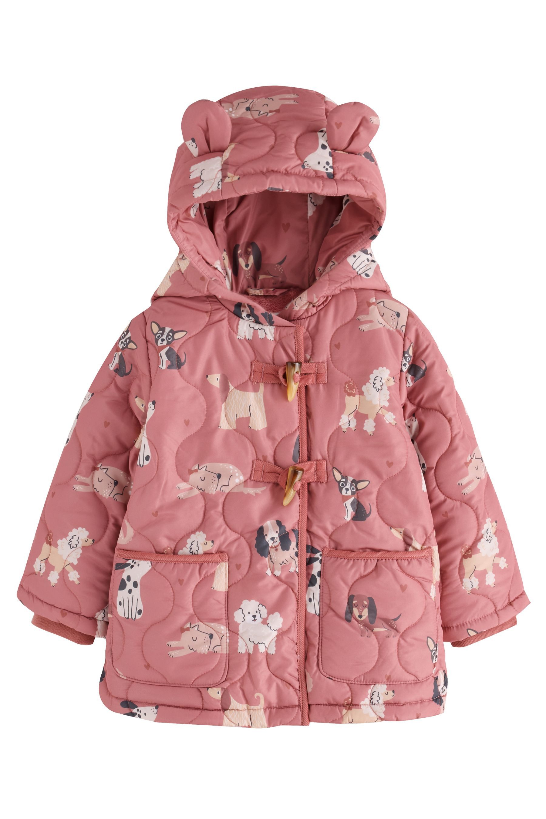 Next Dufflecoat Spritzwasserabweisender Dufflecoat mit Motiv (1-tlg)
