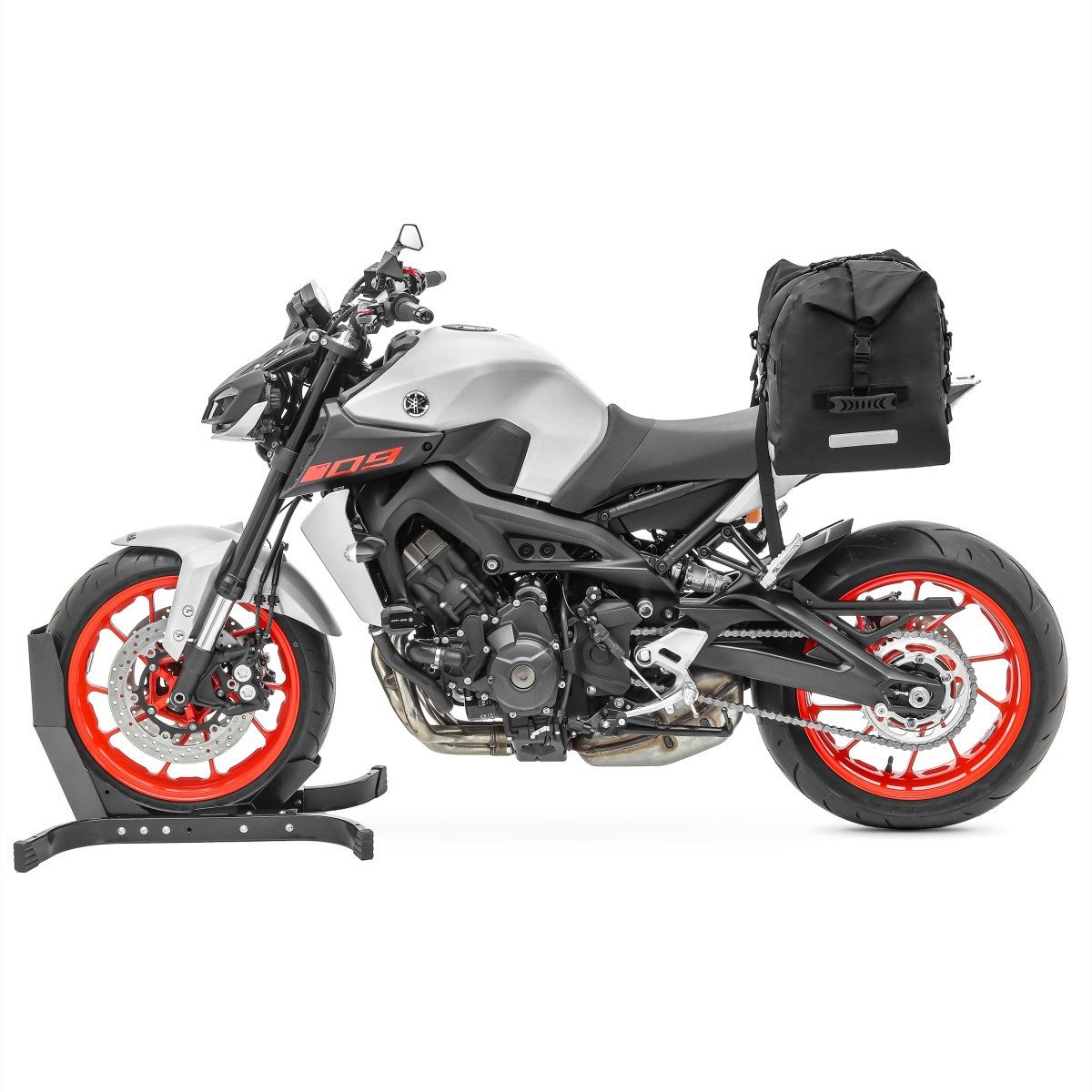 Bagtecs Reisetasche Hecktasche 70Ltr wasserdicht + Set 2x Sturzbügeltasche 10 Liter