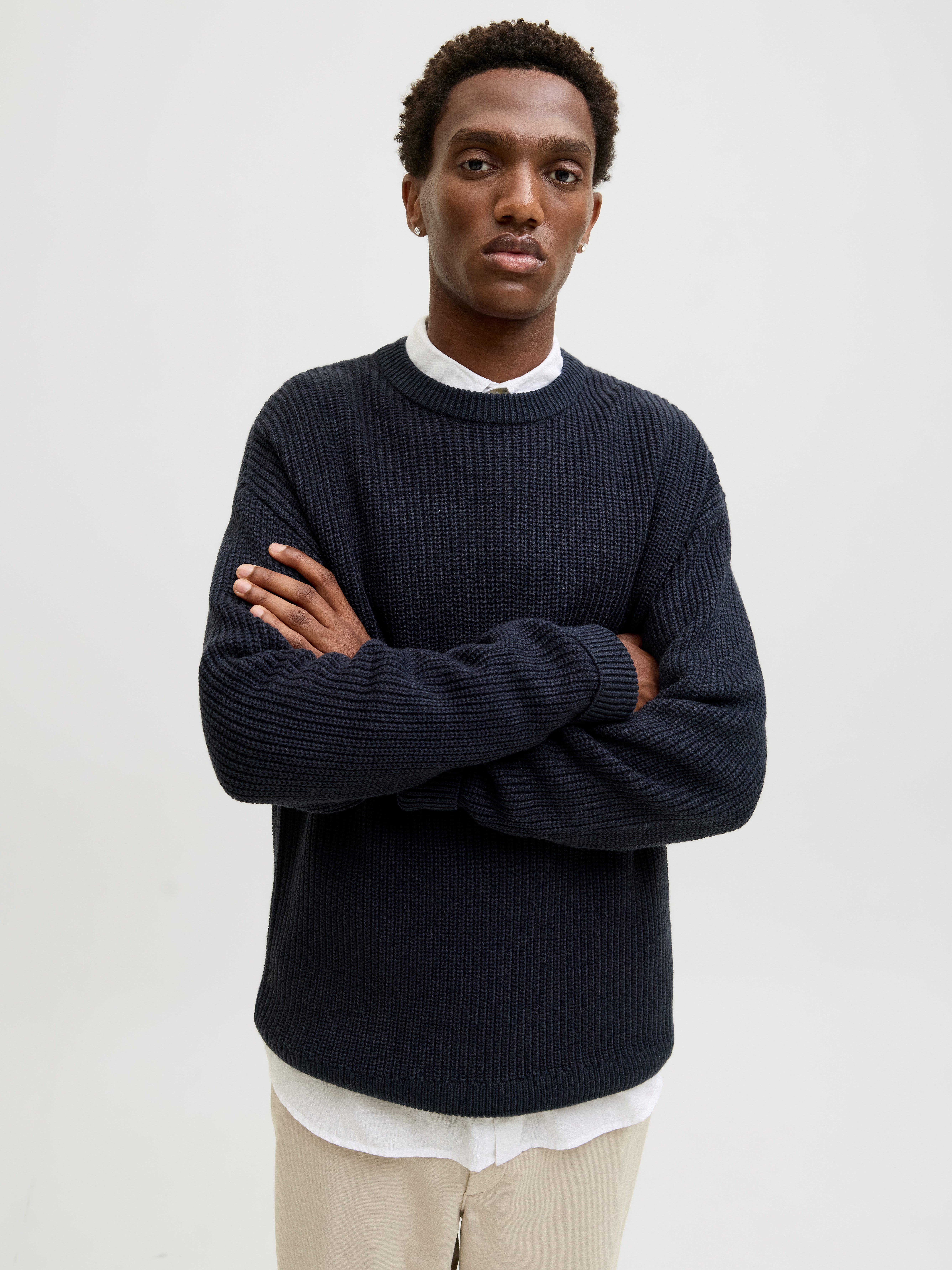 Jack & Jones Rundhalspullover JJKAITO KNIT günstig online kaufen
