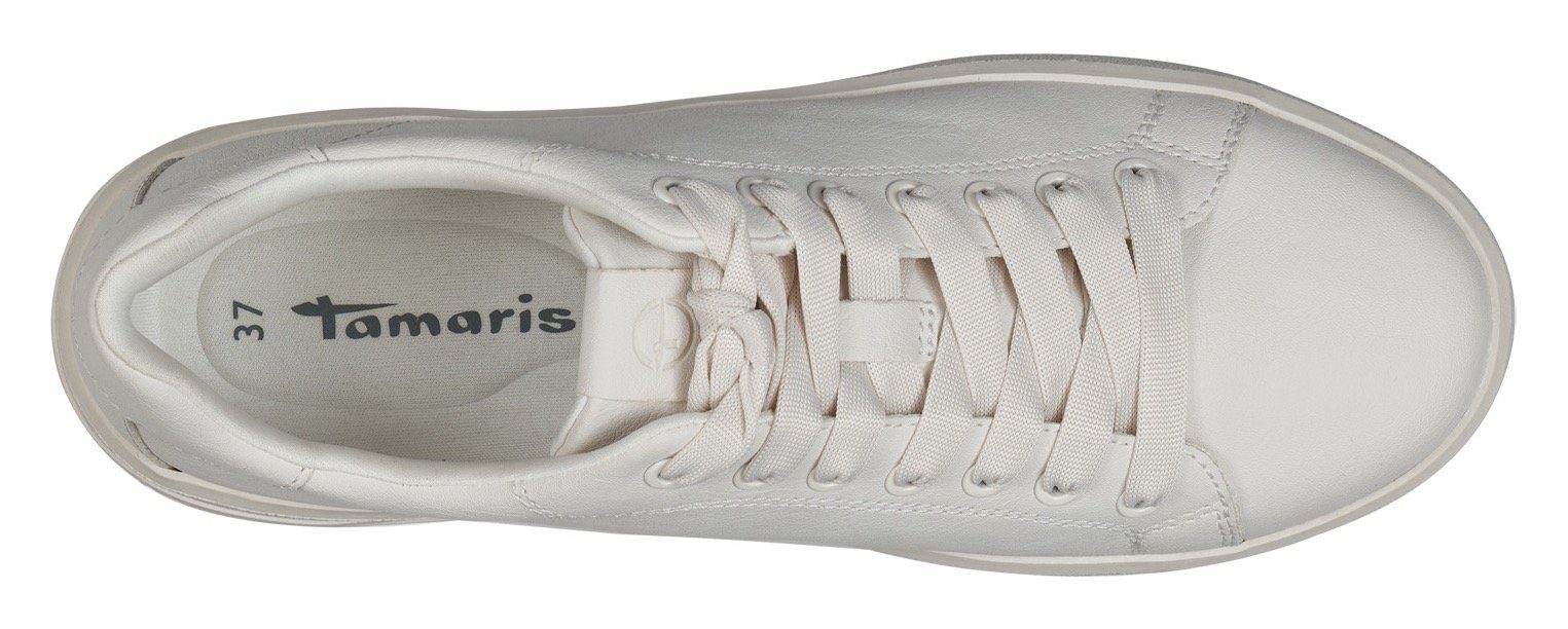 Tamaris Sneaker mit weiß praktischem Wechselfußbett