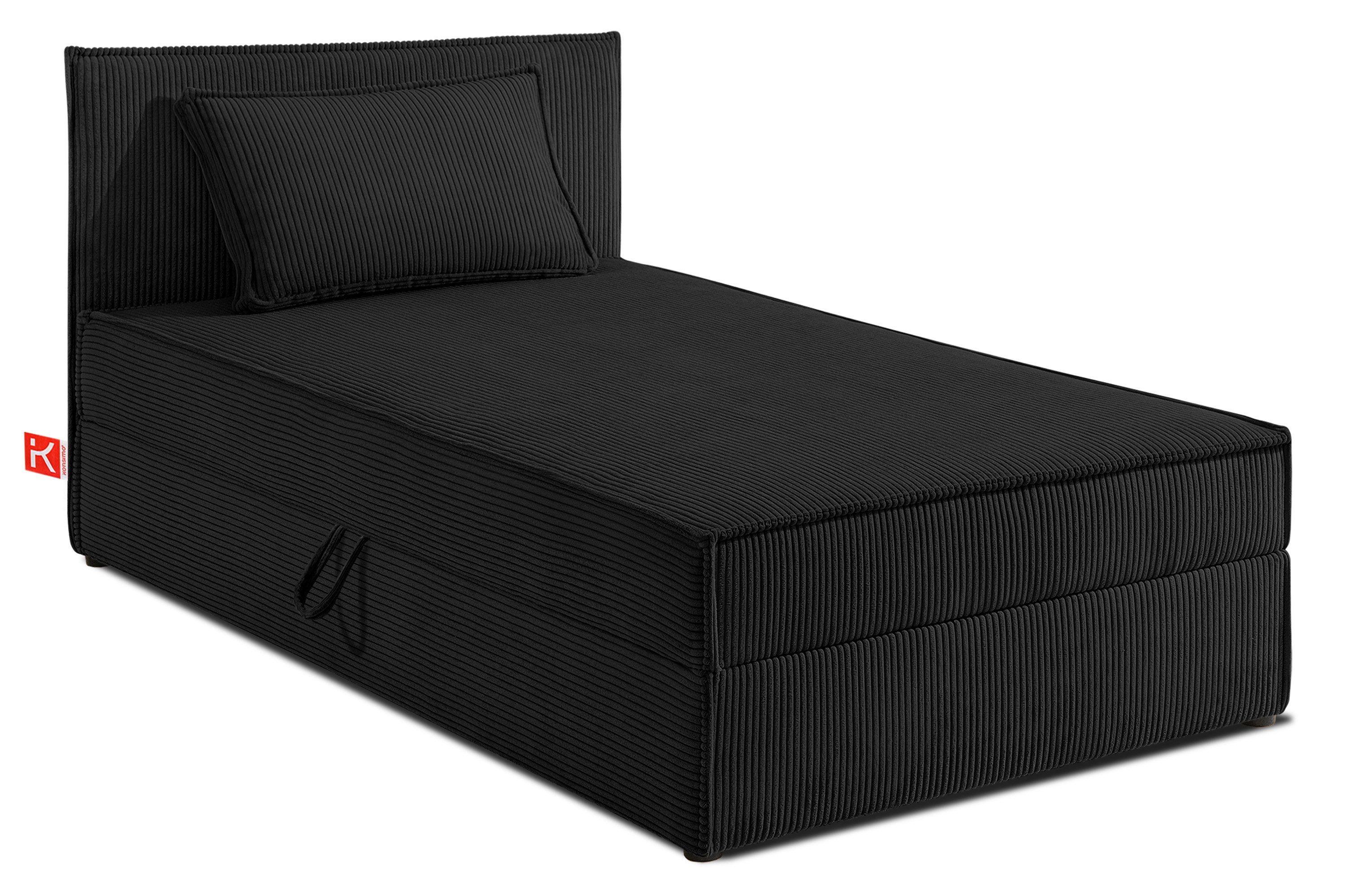 KONSIMO® Jugendbett Einzelbett, Polsterbett ROTI, Tagesbett (100 cm x 200 c günstig online kaufen
