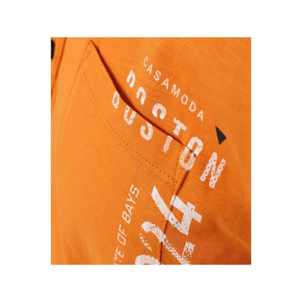 fit (466) regular orange (1-tlg) CASAMODA Rundhalsshirt orange