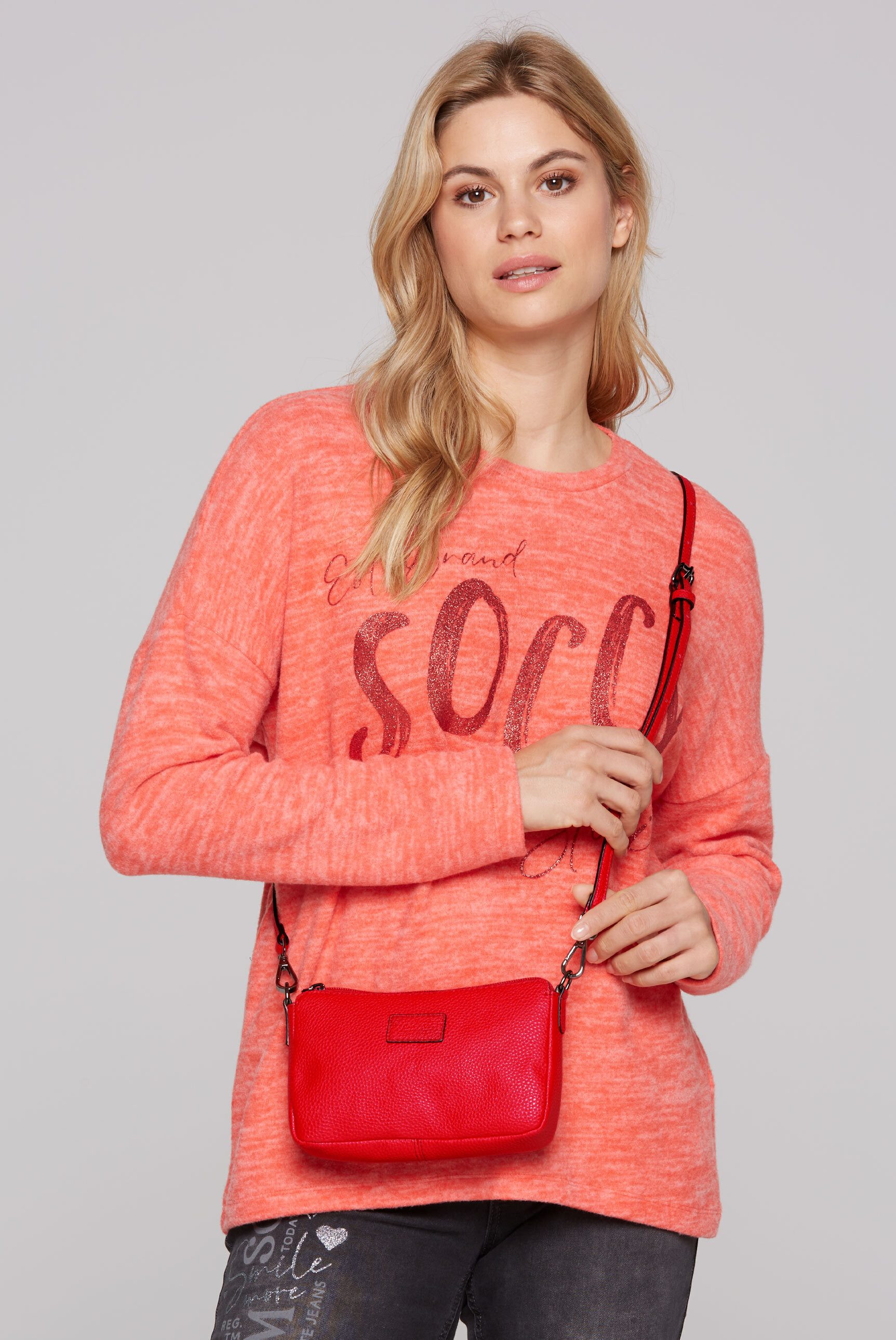 SOCCX Umhängetasche, mit abnehmbarem Schulterriemen