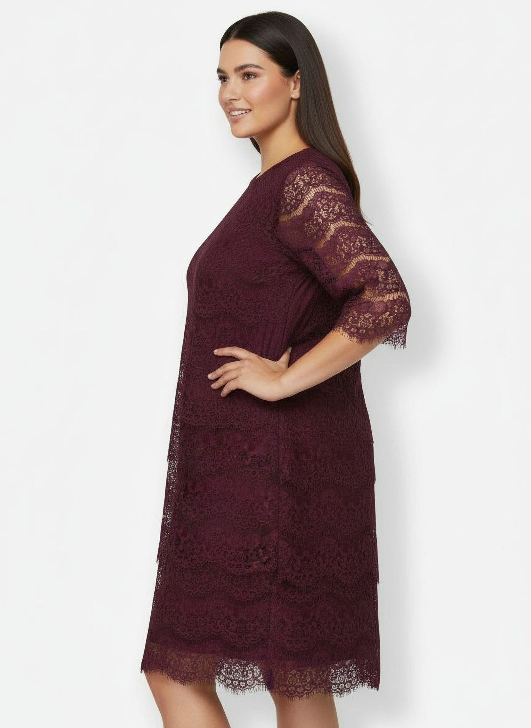 Witt Etuikleid Spitzen-Kleid 3/4-Arm