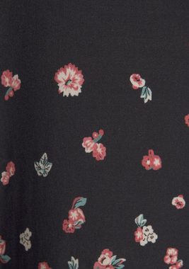 LASCANA Druckbluse mit Blumendruck und Trompetenärmel, Blusenshirt, elegant