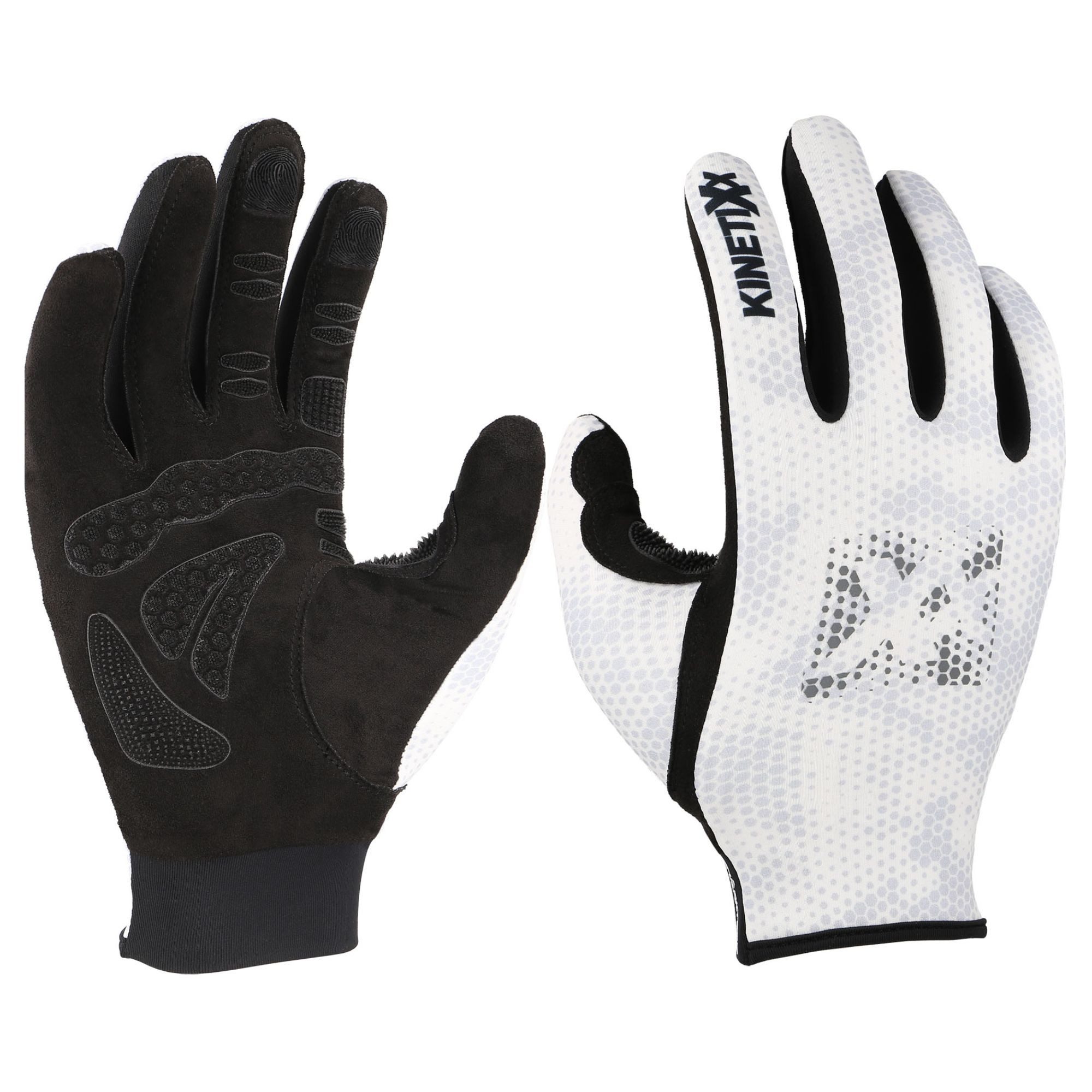 Kinetixx Multisporthandschuhe KinetiXx Farik Multisporthandschuhe – winddicht & griffig (Olive, White, Schwarz) Wasserabweisend, Atmungsaktiv, Winddicht, Touchscreen kompatibel
