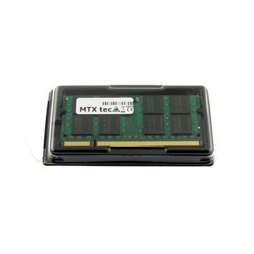 MTXtec 2GB SODIMM DDR2 PC2-6400, 800MHz, 200 Pin RAM Laptop-Arbeitsspeicher