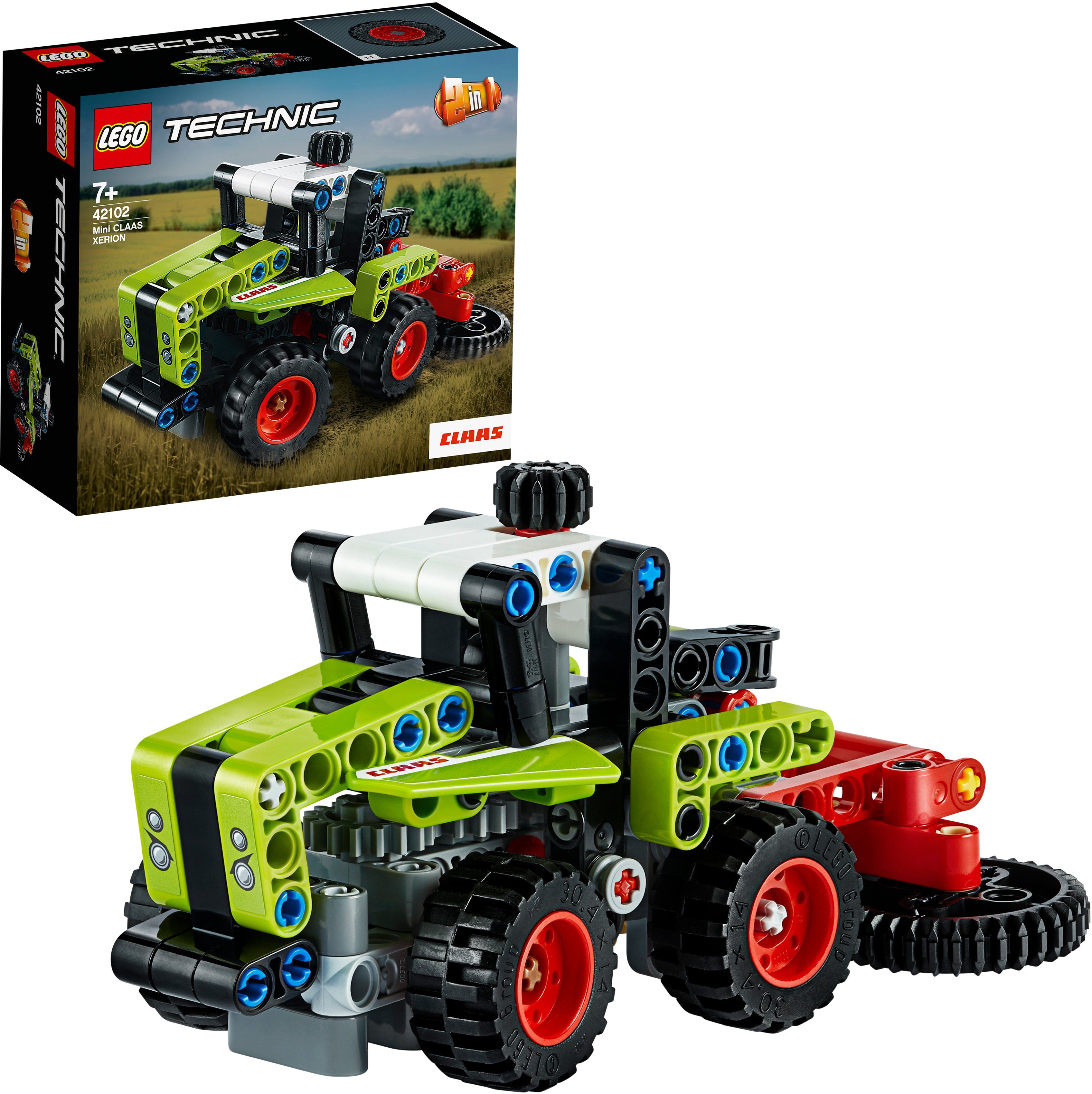 Image of LEGO 42102 Mini CLAAS XERION Bausatz, Mehrfarbig