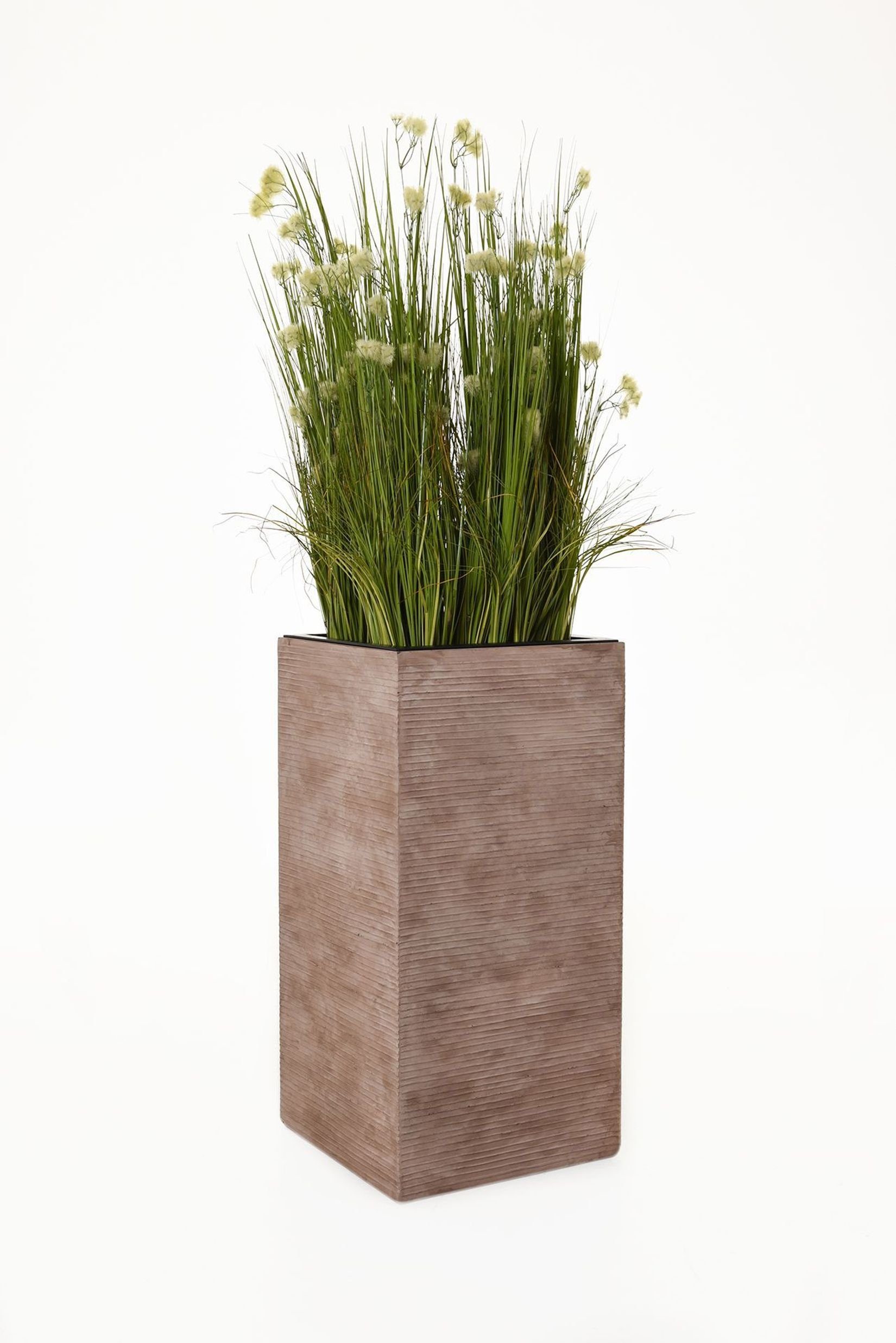 VIVANNO Pflanzkübel »Pflanzkübel Blumenkübel Fiberglas "Block" Säule