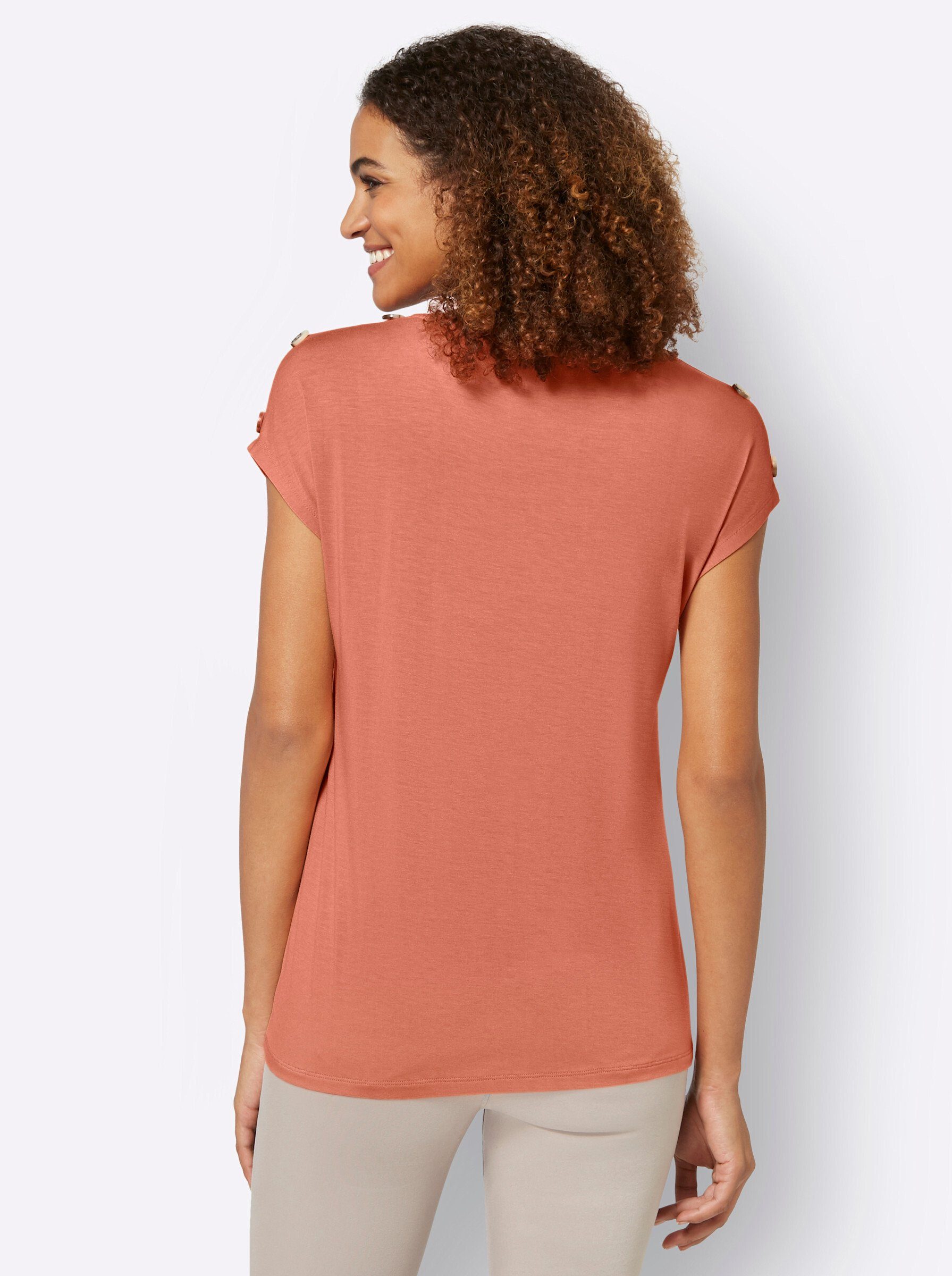 WEIDEN T-Shirt WITT papaya