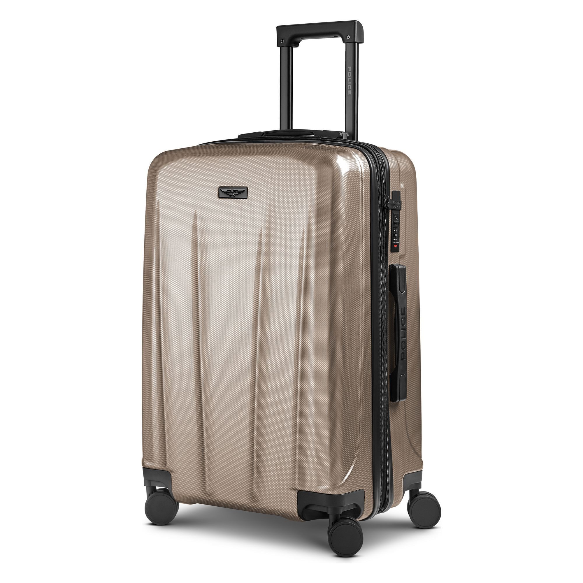Police Hartschalen-Trolley New York, 4 Rollen, ABS