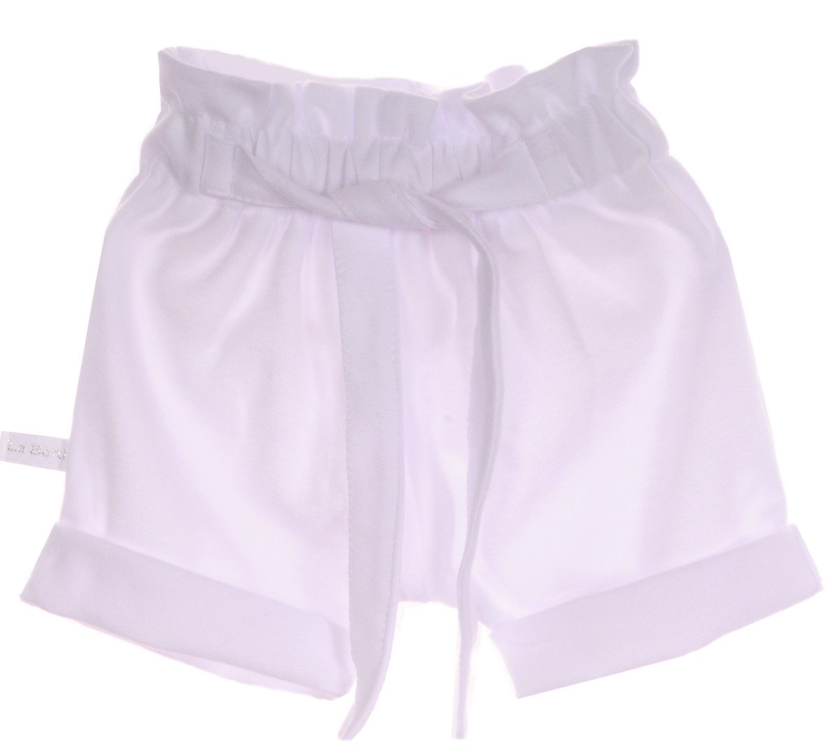 La Bortini Shorts Sommer Shorts für Babys und Kinder in Weiß, 50 56 62 68 74 80 86 92 98