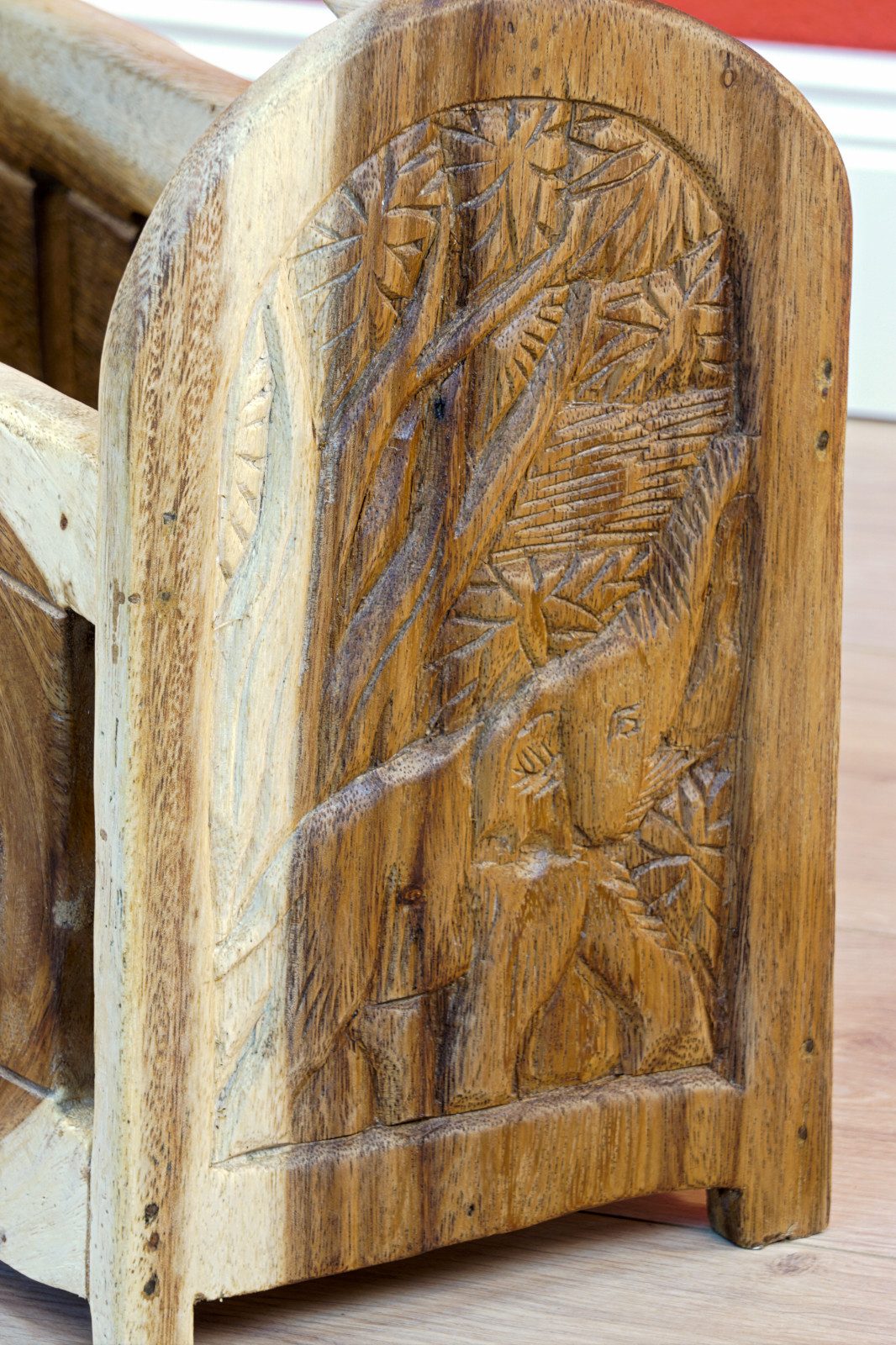 Kinaree Zeitungsständer Holz Zeitungsständer, Unikat, Naturprodukt, günstig online kaufen