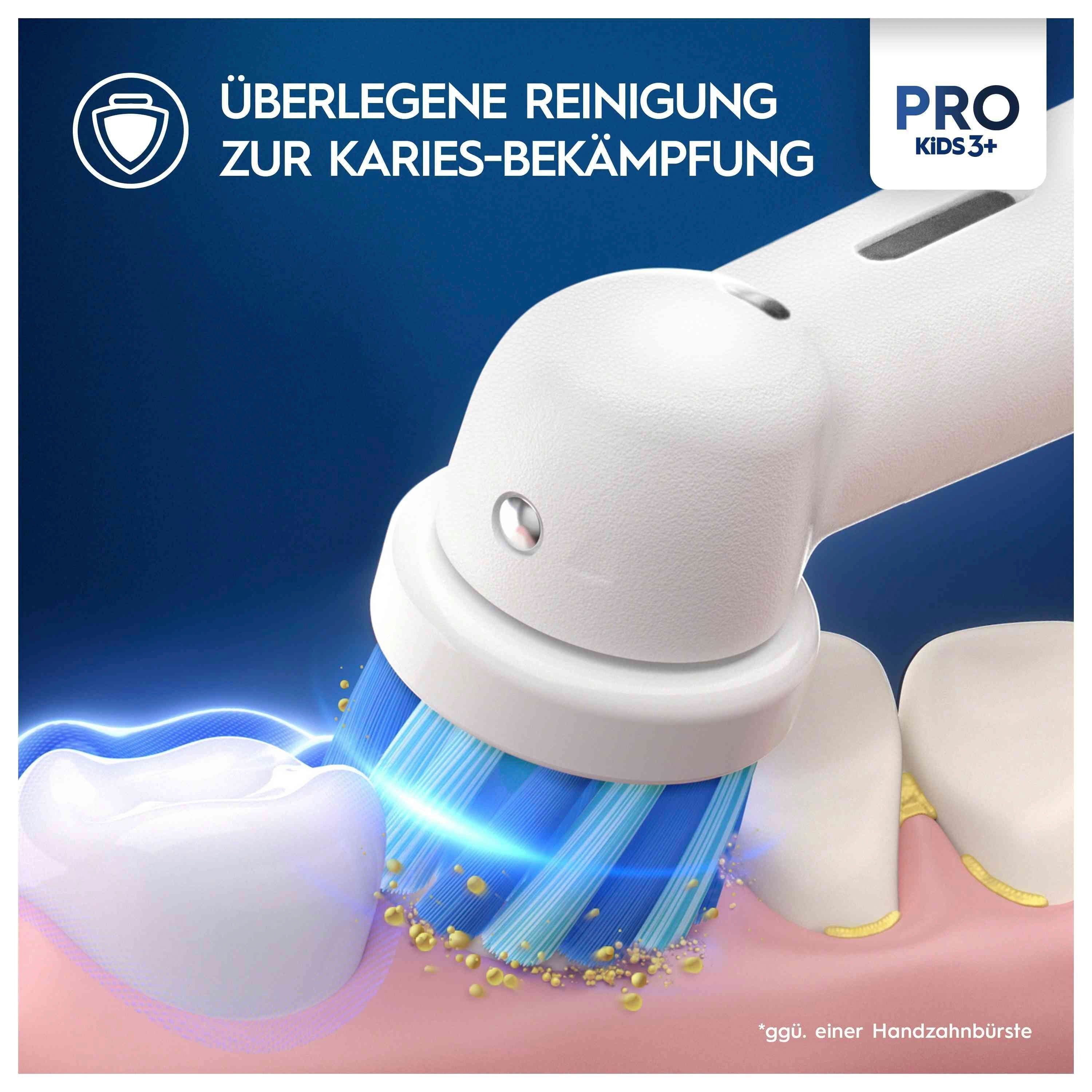 Oral-B Aufsteckbürsten Frozen, extra weiche Borsten, Kompatibel mit allen  Oral-B Kids elektrischen Zahnbürsten