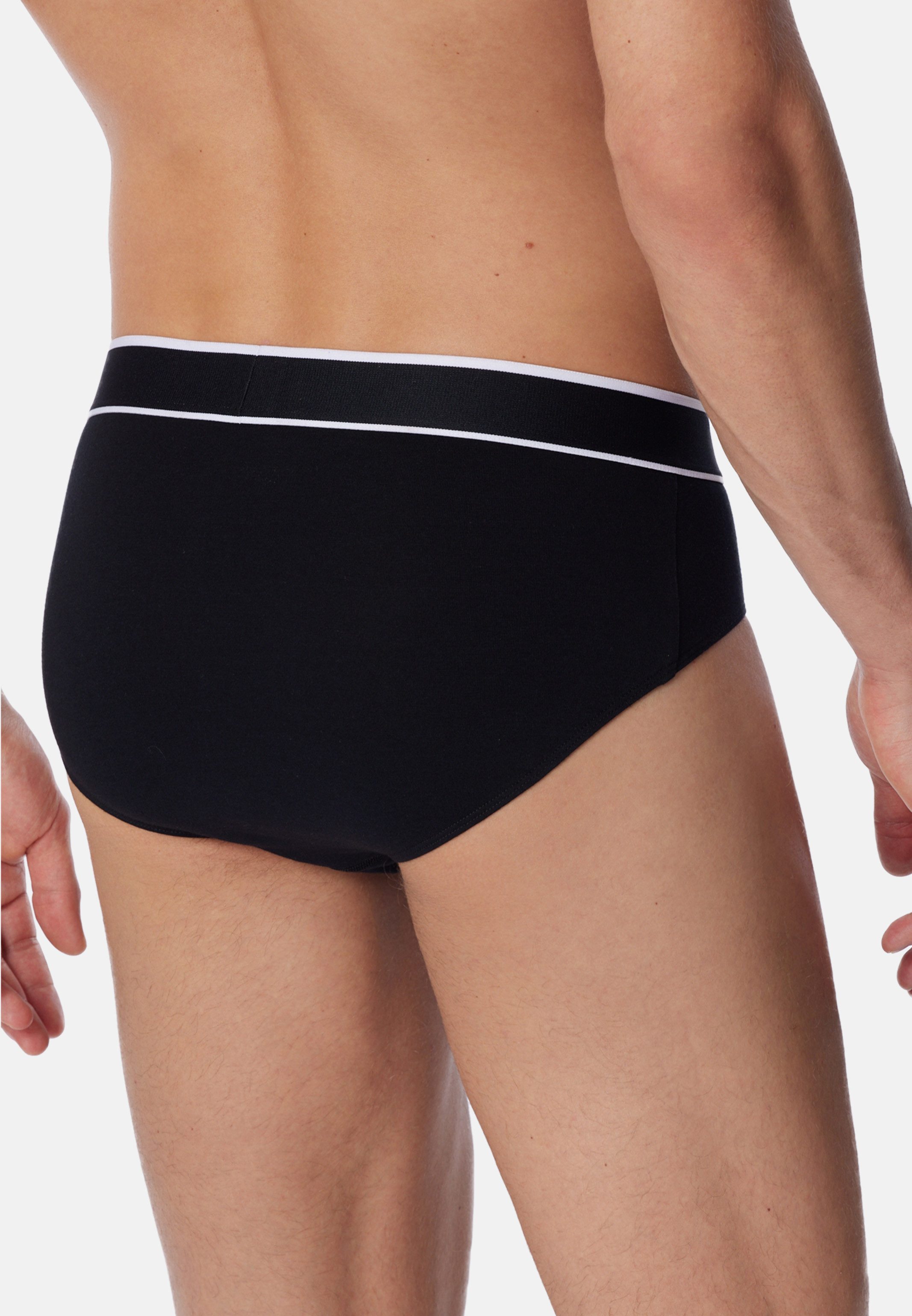 Schiesser Slip 10er Pack 95/5 Organic Cotton (Spar-Set, 10-St) Rio Slip / Unterhose - Baumwolle - ohne Eingriff - Atmungsaktiv
