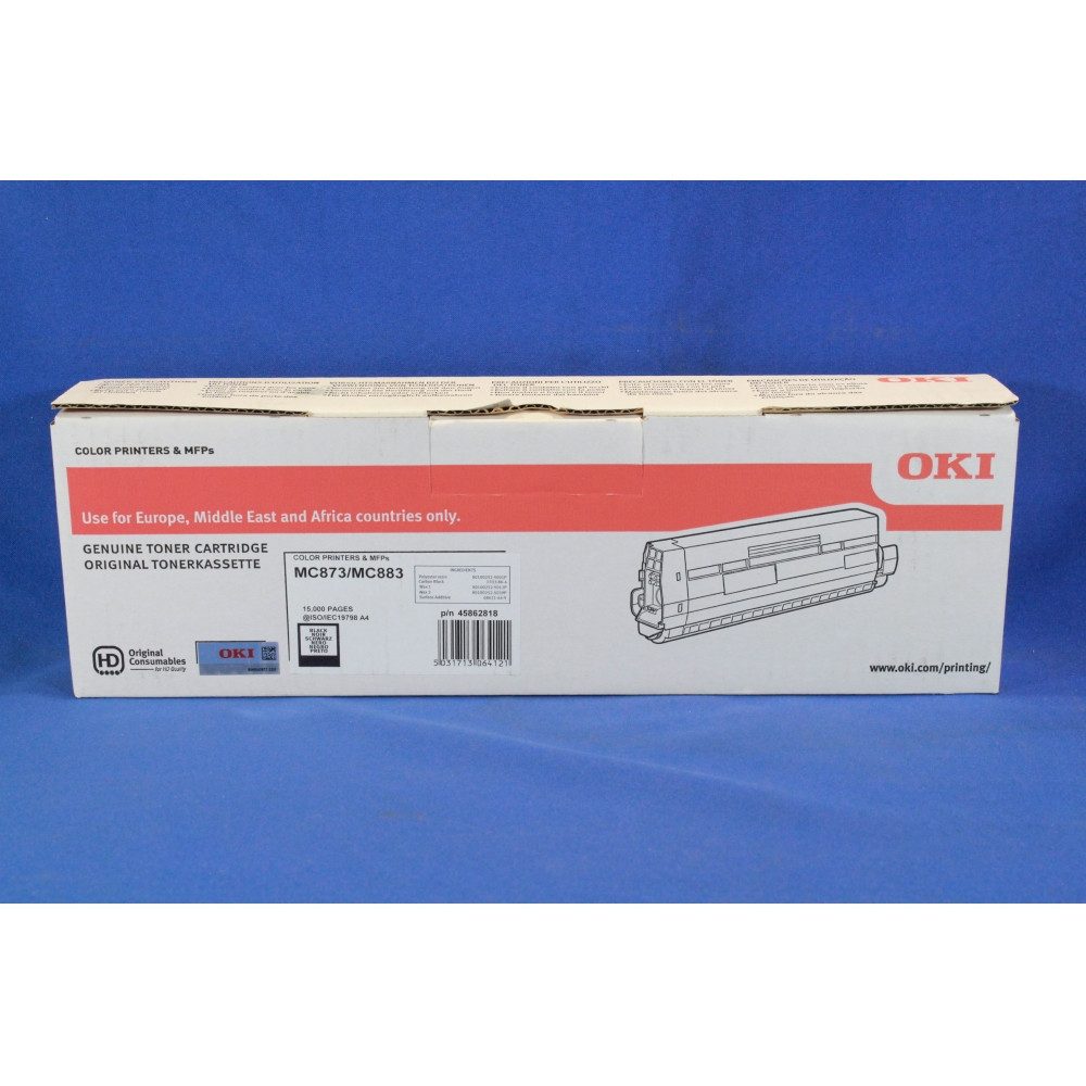 OKI Oki Toner schwarz 45862818 für Drucker. Druckertrommel, (CO2-neutraler Versand)