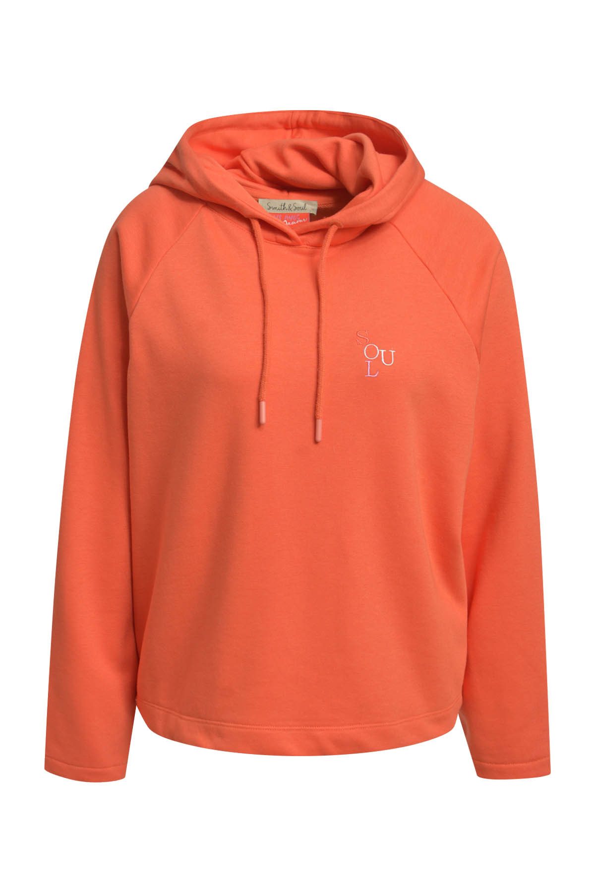 Smith & Soul Kapuzensweatshirt mit Stickerei, Baumwollmix