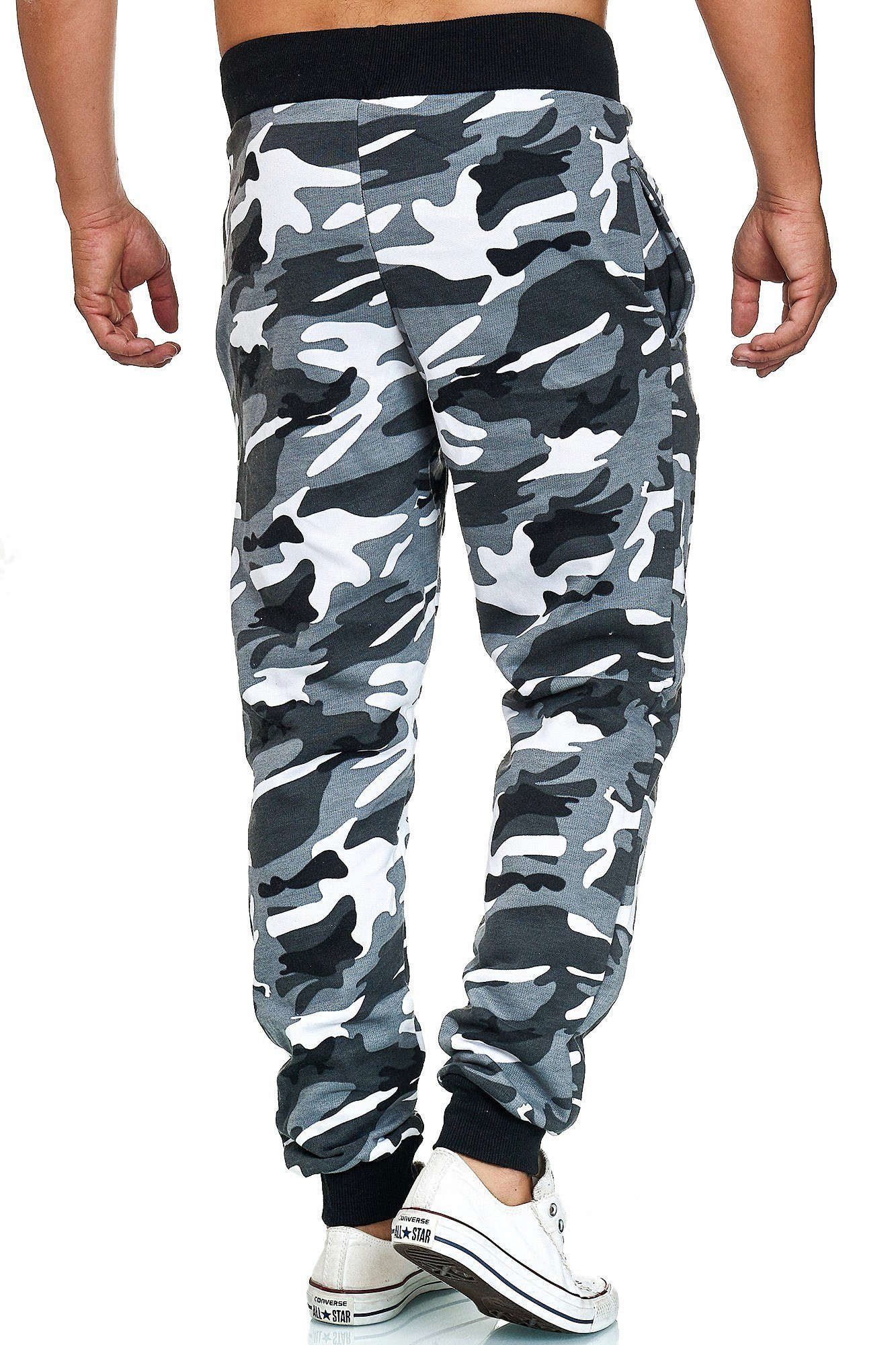 L.gonline Jogginghose Herren JoggingHOSE lang, Trainingshose Baumwolle, Sporthose mit (Sweatpants, 1-tlg) mit elastischem Bund