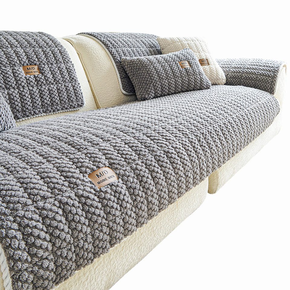 Diwzbyn Sofaschoner Neu Dicke rutschfest Sofa überzug Weich Sofabezug Sofaschutz, Universal Sofabezug Waschbare, Sofa Cover für Hunde Haustiere