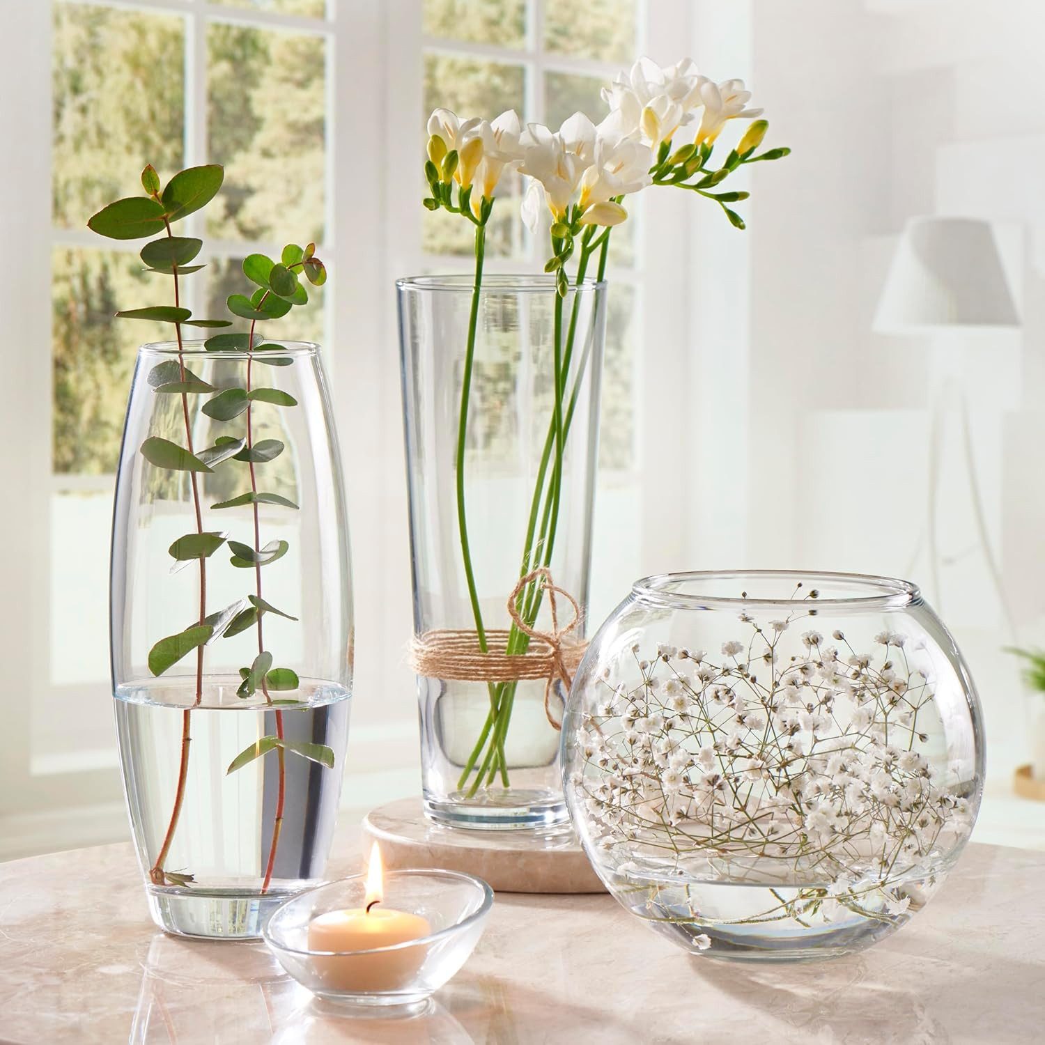WestCraft Tischvase Design-Vase - Glasvase für günstig online kaufen