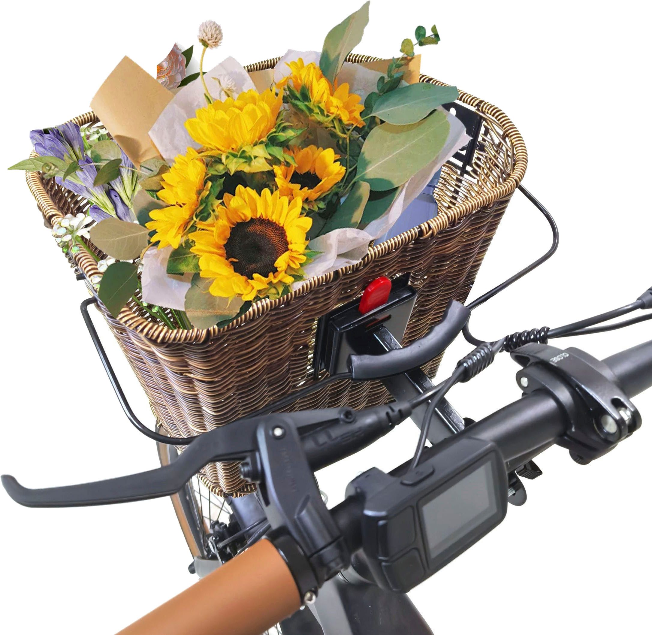 SachsenRAD Fahrradkorb Lenkerkorb mit Tragegriff