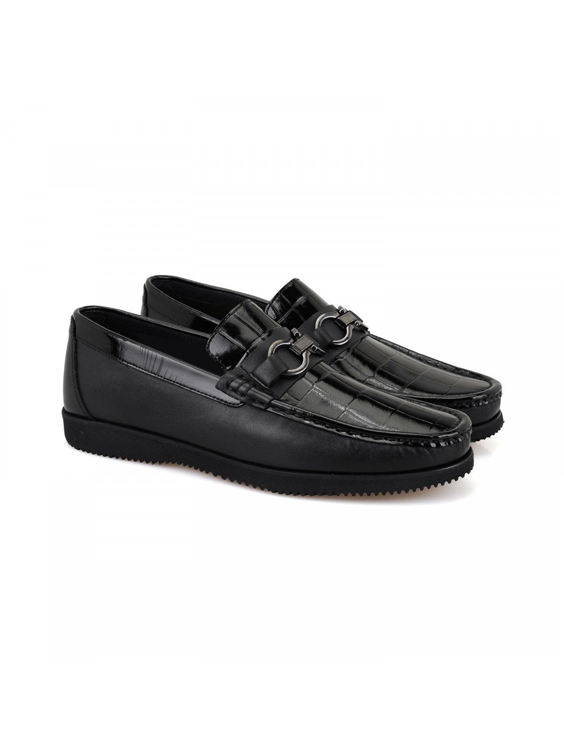 Desa Herren-Lederslipper – Gummisohle, flacher Absatz, atmungsaktiv Loafer günstig online kaufen