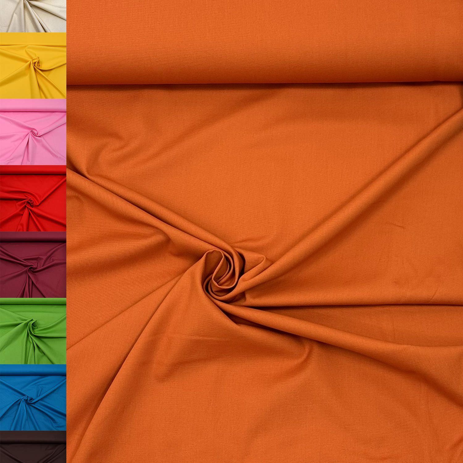 MAGAM-Stoffe Stoff "Sophie", Baumwollstoff uni 100% Baumwolle ÖKO-TEX Meterware ab 50cm