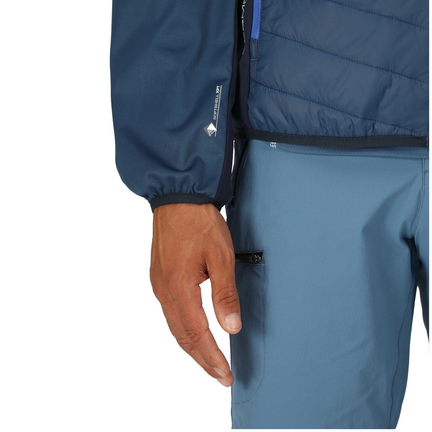 Regatta Funktionsjacke abnehmbaren Blau Softshelljacke mit Herren für Hybrid Steren Ärmeln Regatta