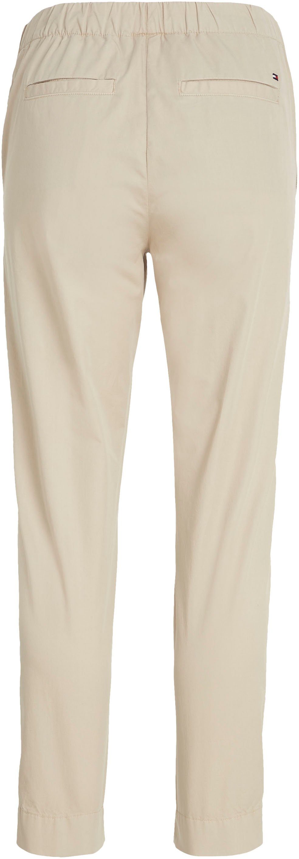 Tommy Hilfiger elastischem 1985 Sandalwood Light Webhose mit Hosenbund ON PULL PANT TAPERED CO